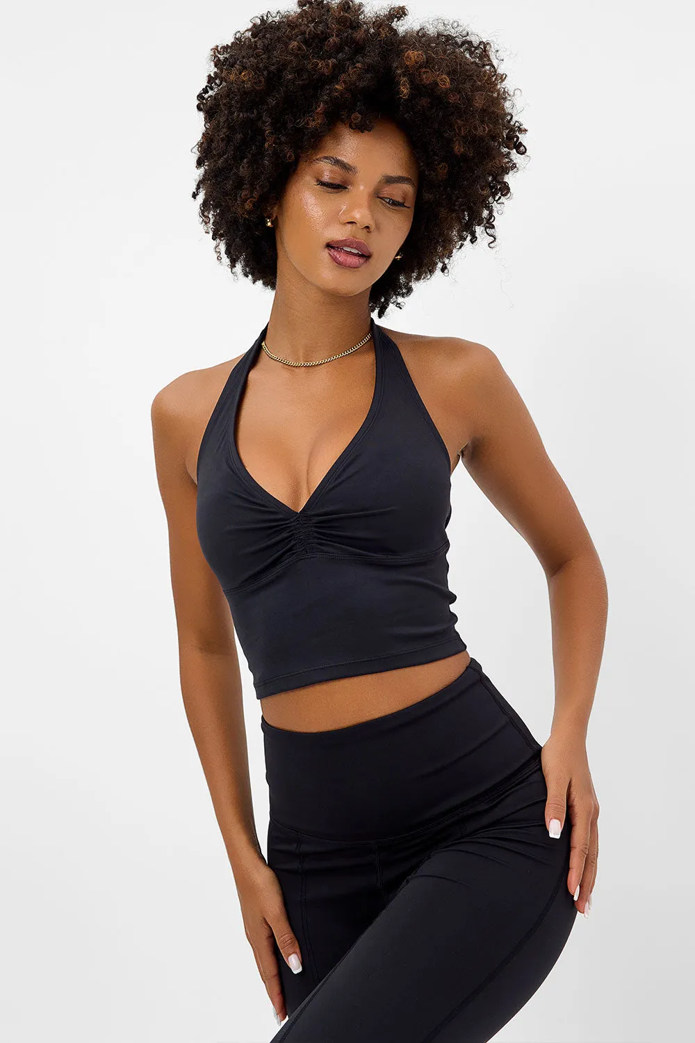 Lively Halter Sports Bra- Black sold by Frankie's Bikinis product image thumbnail 5