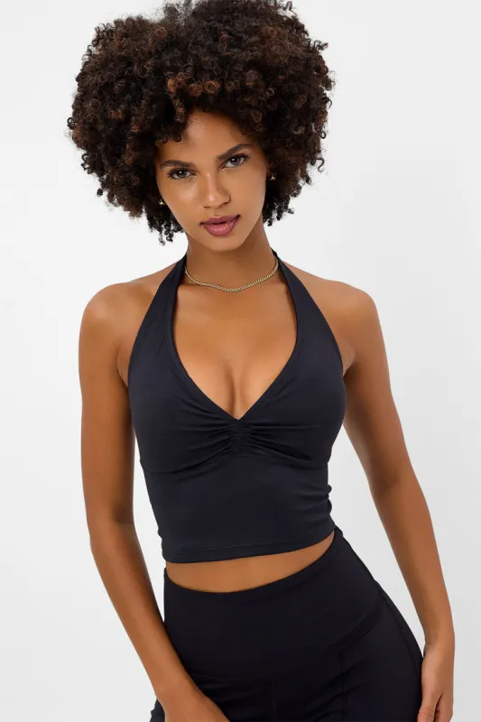 Lively Halter Sports Bra- Black sold by Frankie's Bikinis