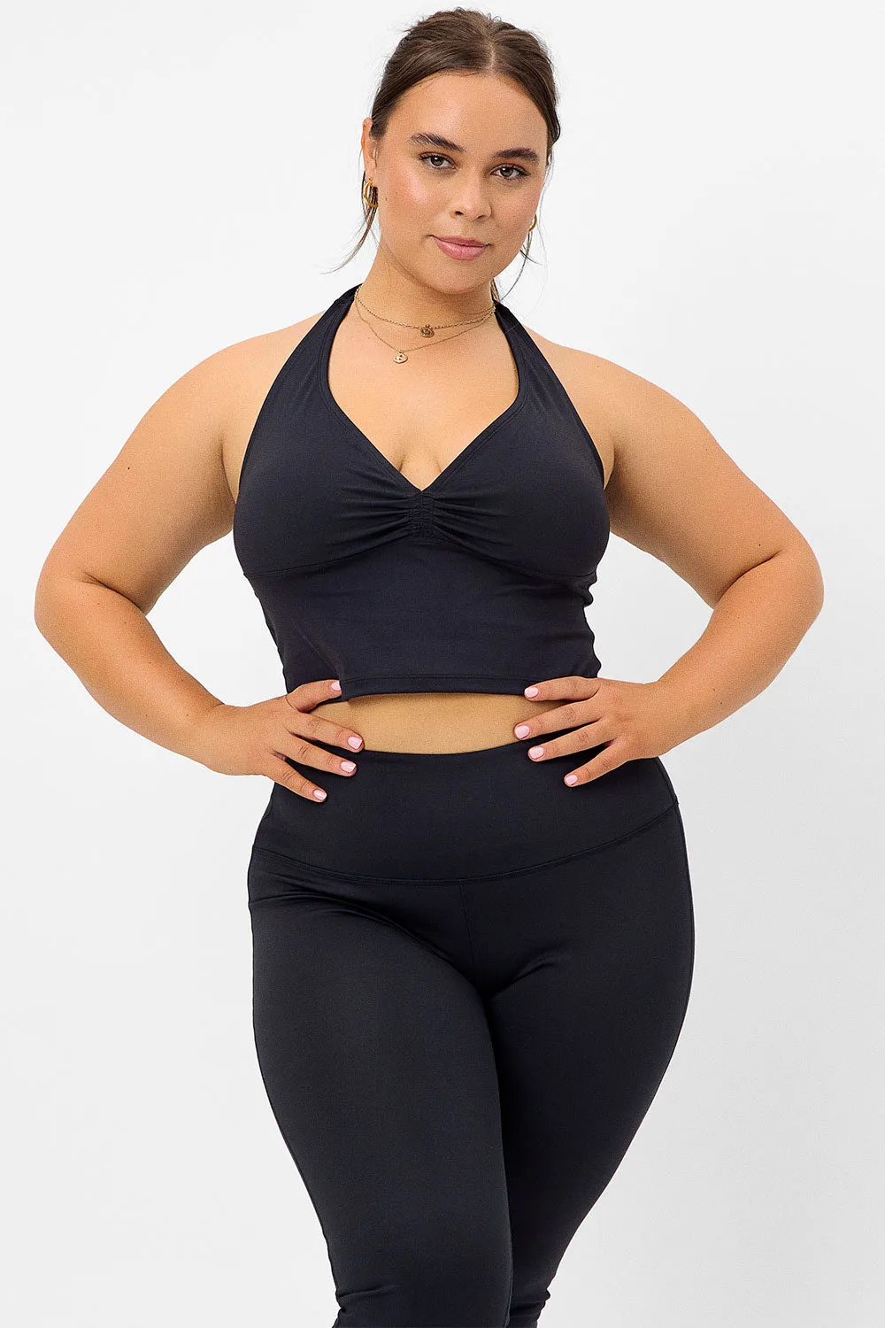 Lively Halter Sports Bra- Black sold by Frankie's Bikinis product image thumbnail 3