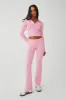 Aimee Cloud Knit Zip Up Hoodie - Valentine Pink sold by Frankie's Bikinis