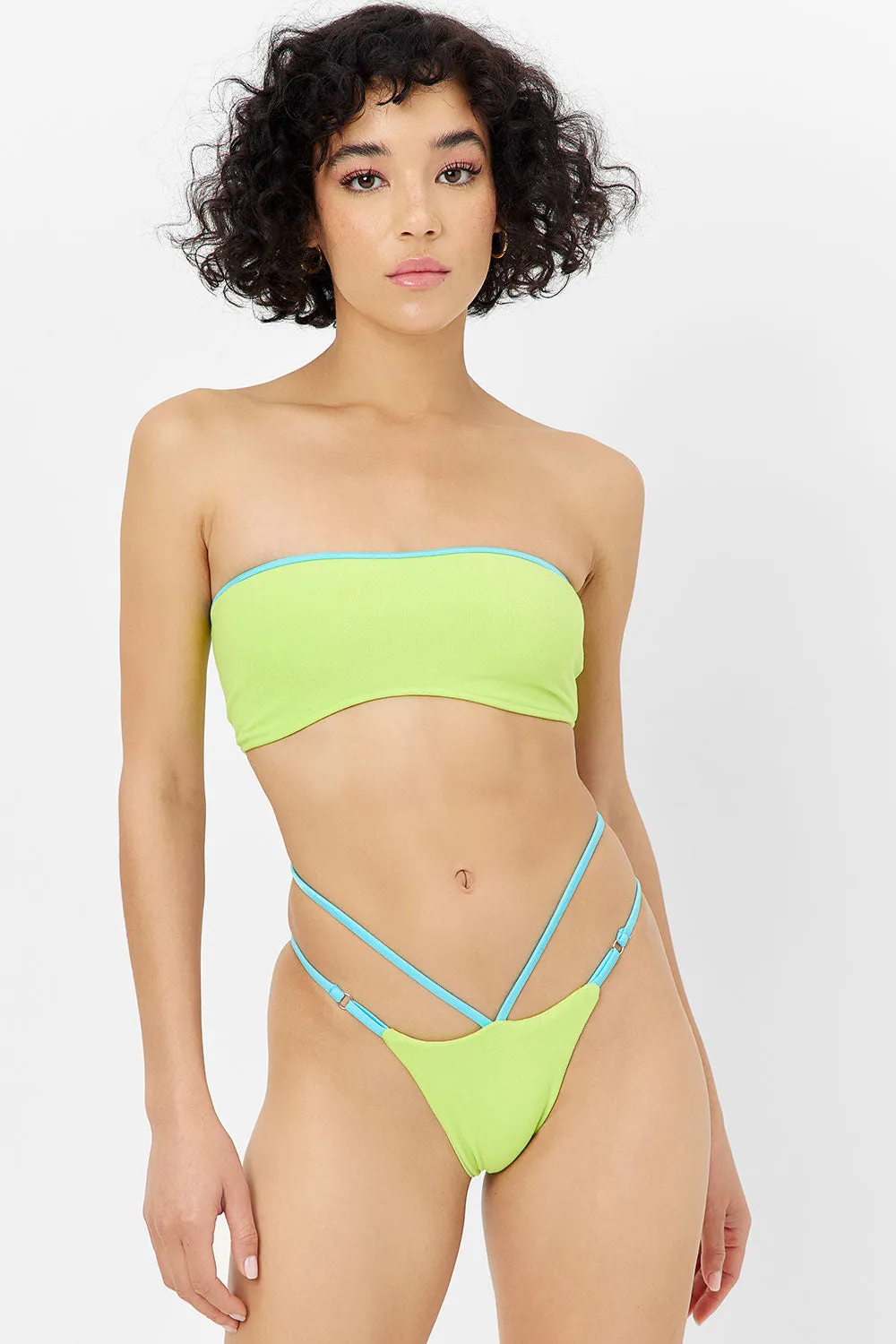 Layla Terry String Bikini Bottom - Siren sold by Frankie's Bikinis product image thumbnail 3