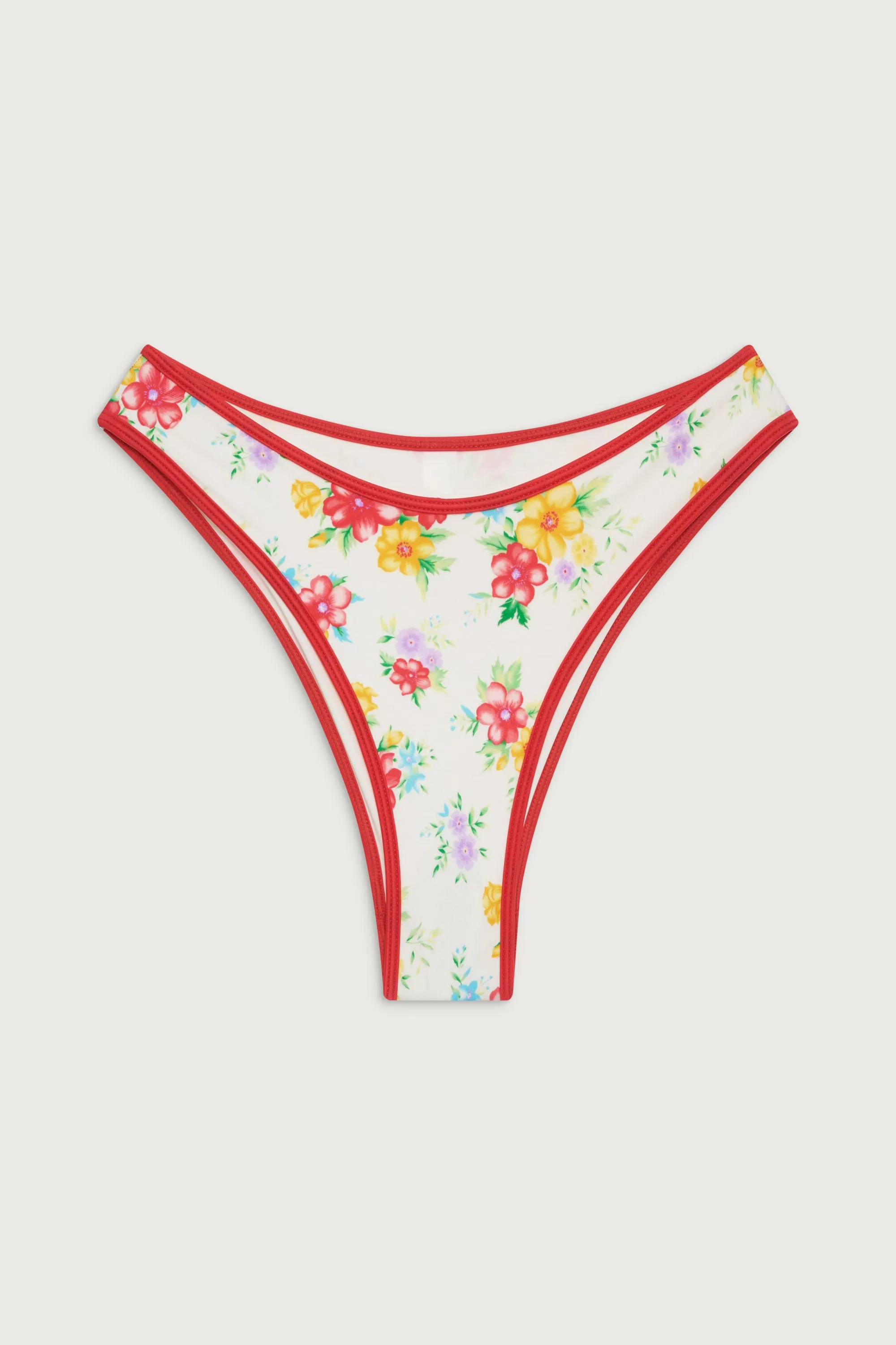 Dove Shine Classic Bikini Bottom - Sweet Hibiscus sold by Frankie's Bikinis product image thumbnail 2