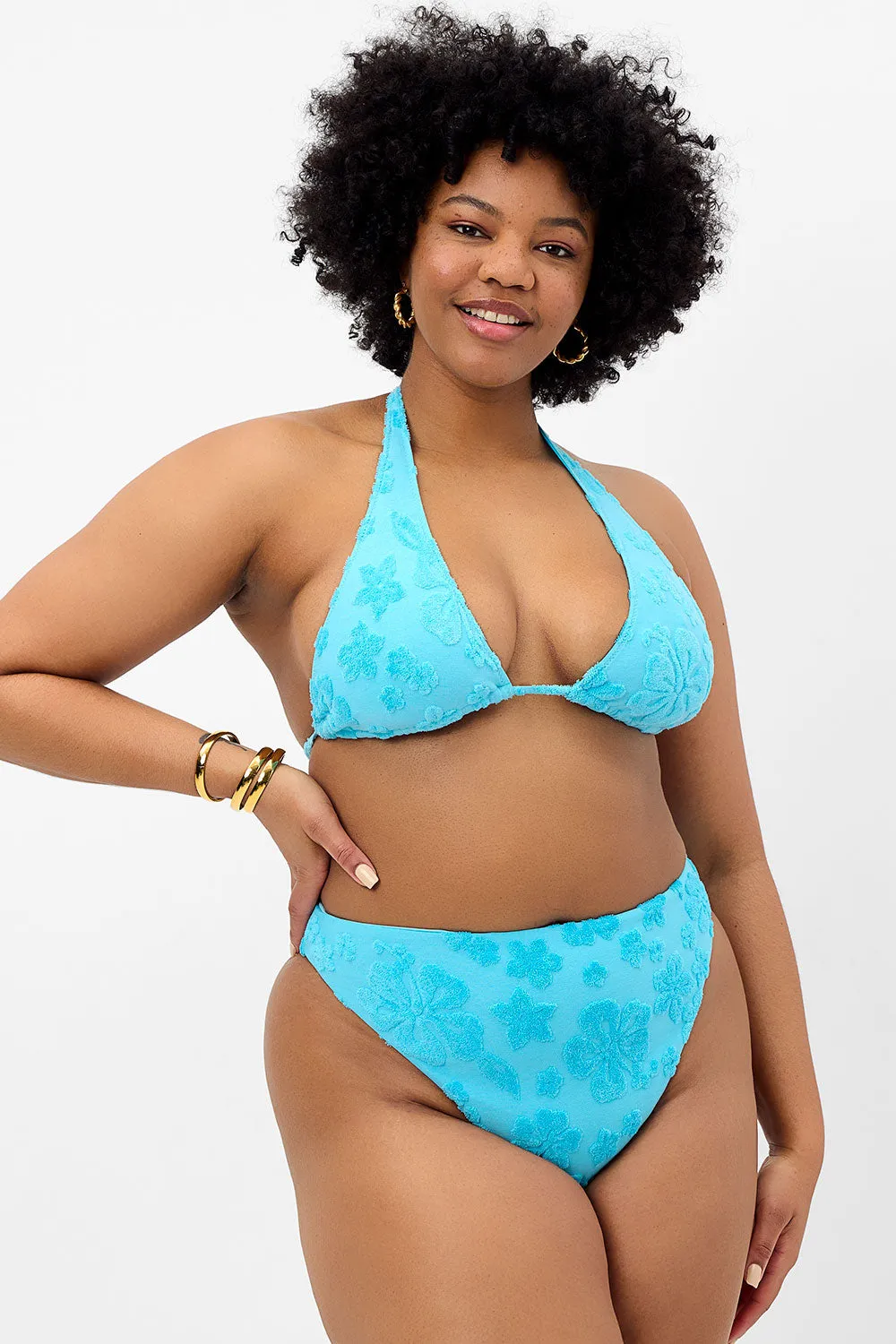 Anne Terry Full Coverage Bikini Bottom - Blue Isle sold by Frankie's Bikinis product image thumbnail 3
