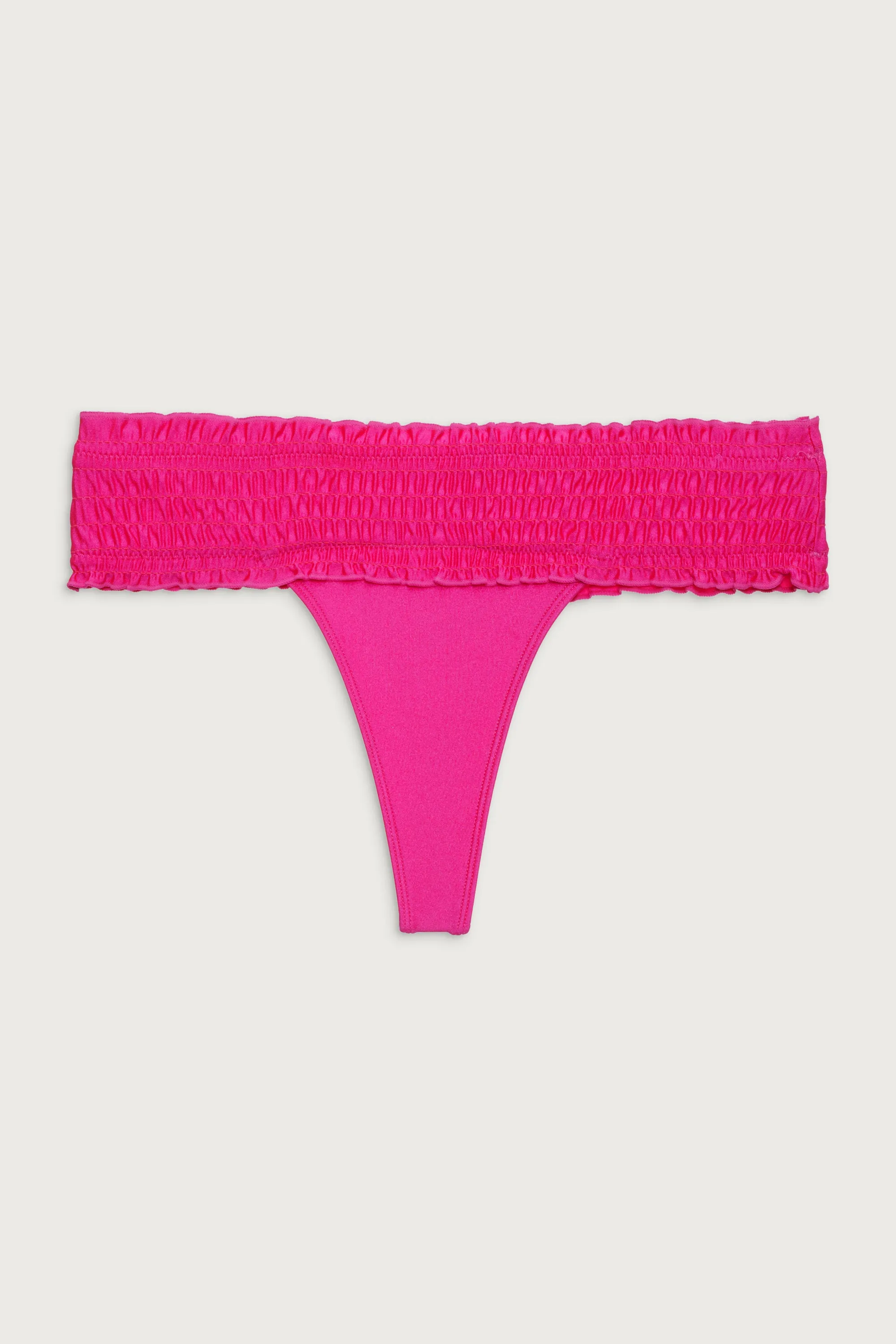 Sofia Micro Shine Bikini Bottom - Candy Pink sold by Frankie's Bikinis product image thumbnail 2