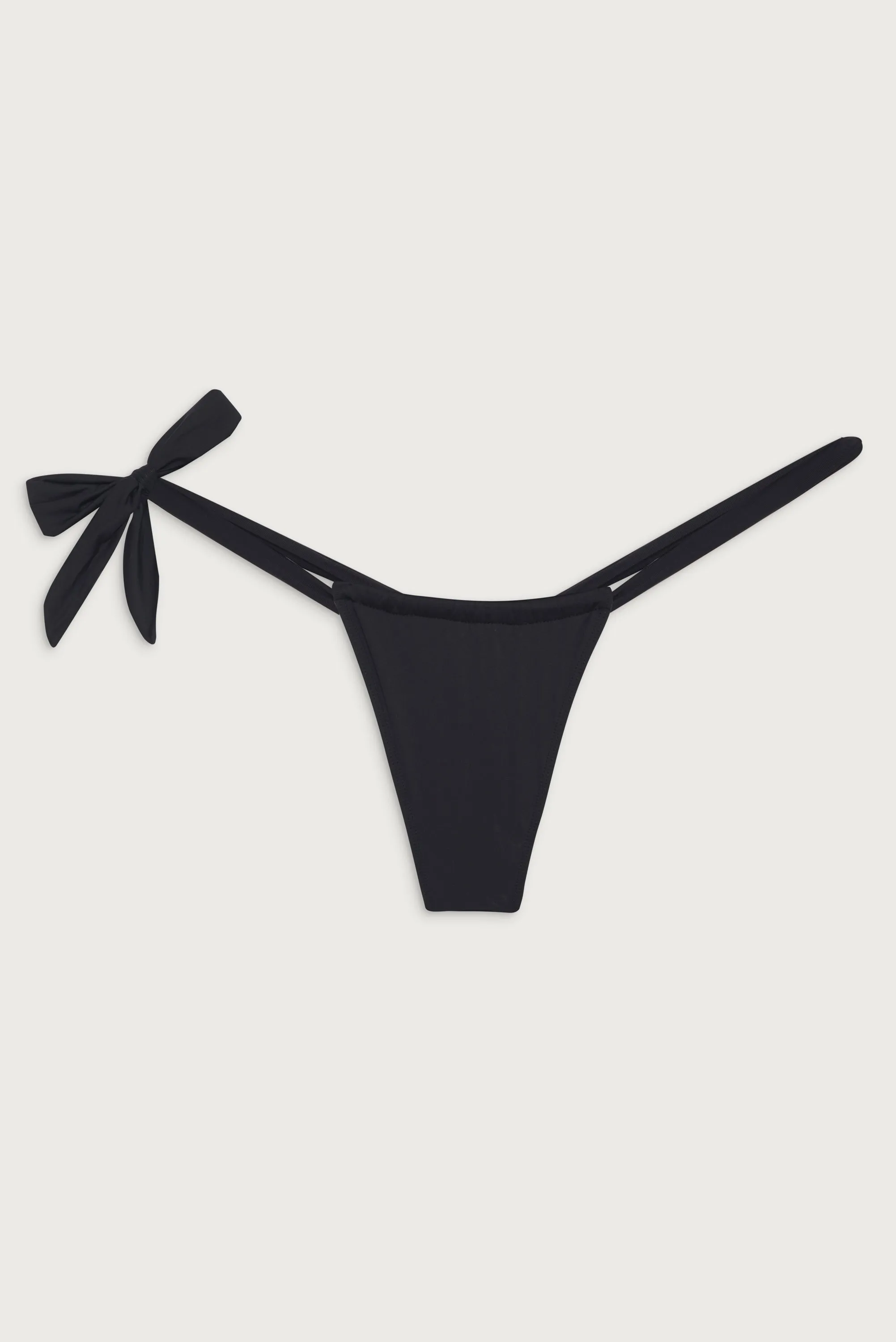 Kealy Tie Side Cheeky Bikini Bottom - Black sold by Frankie's Bikinis product image thumbnail 3