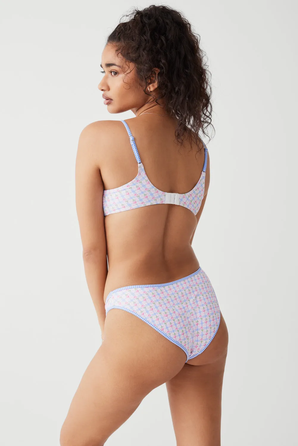 Catalina Full Coverage Bikini Bottom - Rose Picnic sold by Frankie's Bikinis product image thumbnail 5
