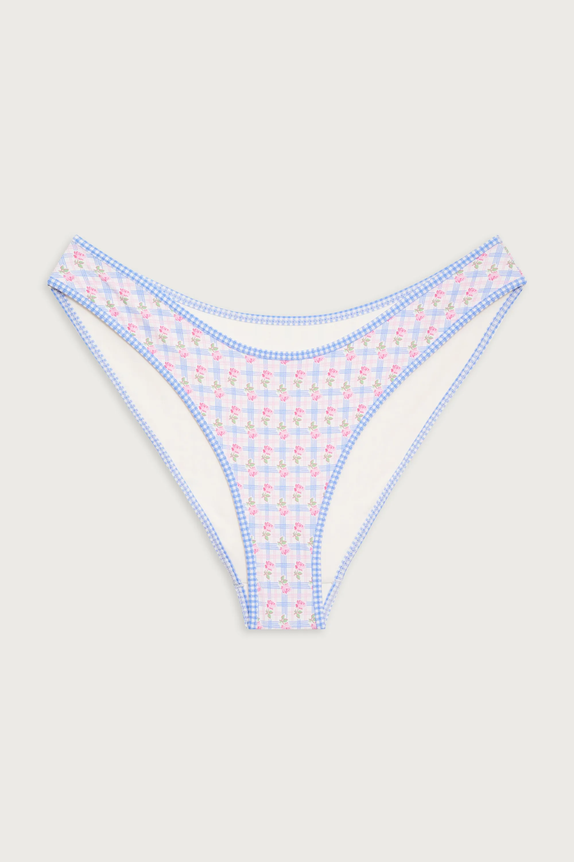 Catalina Full Coverage Bikini Bottom - Rose Picnic sold by Frankie's Bikinis product image thumbnail 2
