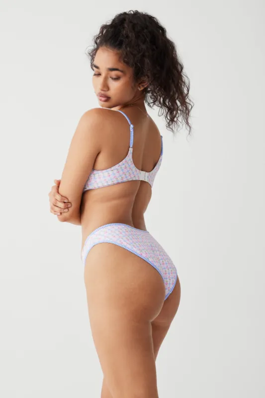 Catalina Full Coverage Bikini Bottom - Rose Picnic sold by Frankie's Bikinis