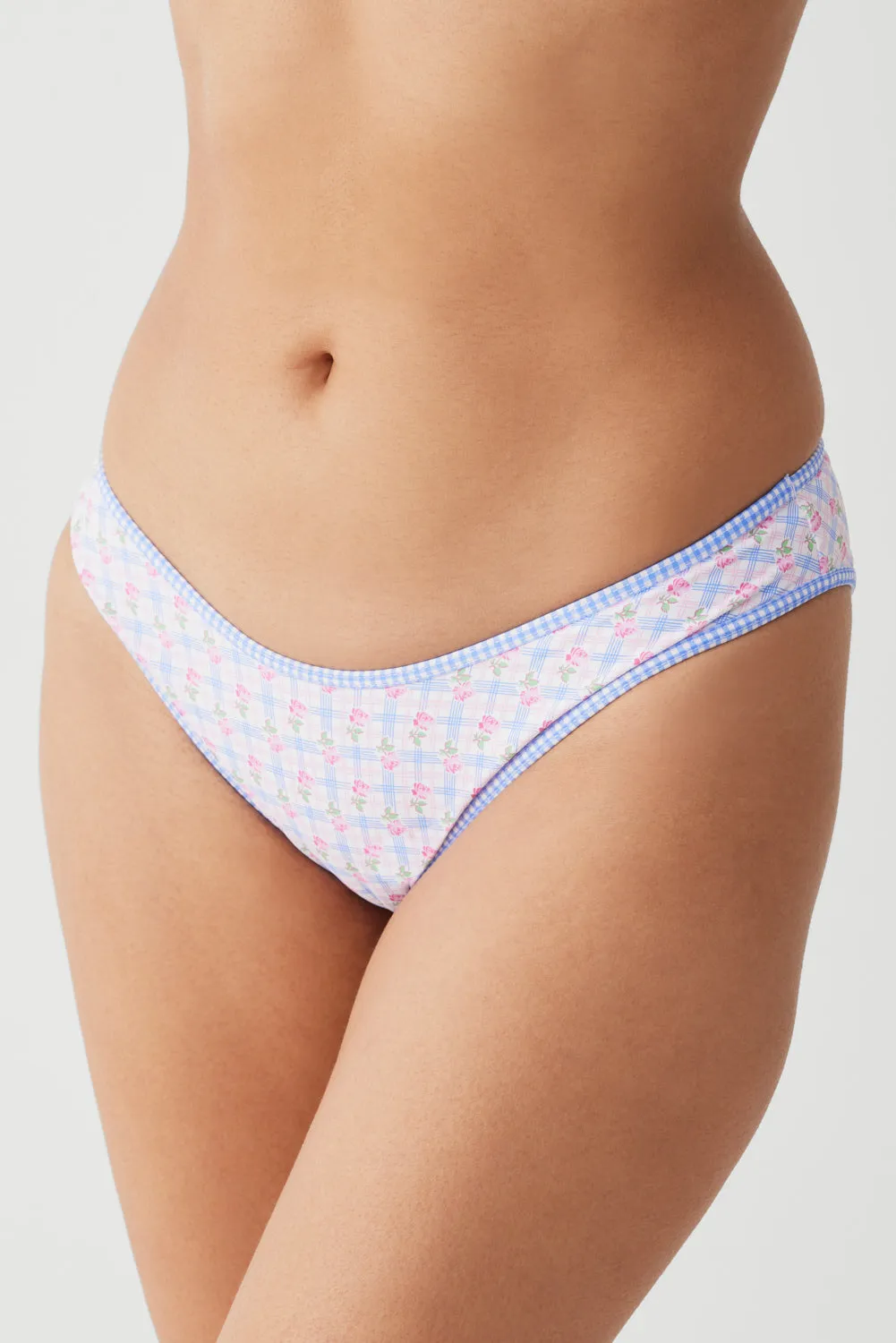 Catalina Full Coverage Bikini Bottom - Rose Picnic sold by Frankie's Bikinis product image thumbnail 4