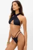 Layla String Bikini Bottom - Black sold by Frankie's Bikinis