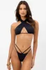 Layla String Bikini Bottom - Black sold by Frankie's Bikinis