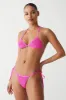 Naia Tie Side Skimpy Bikini Bottom - Sea Star Pink sold by Frankie's Bikinis