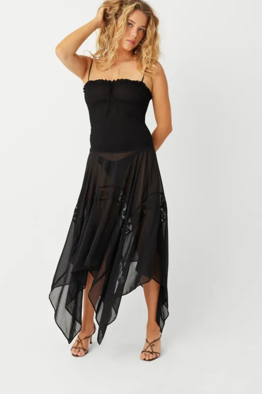 Night Princess Maxi Dress - Black sold by Frankie's Bikinis