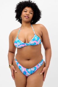 Enzo Mesh Cheeky Bikini Bottom - Tropic Love - Extended sold by Frankie's Bikinis