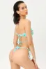 Malibu Halter String Bikini Top - Flower Power sold by Frankie's Bikinis
