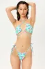 Malibu Halter String Bikini Top - Flower Power sold by Frankie's Bikinis
