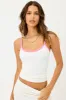 Courtney Terry Scoop Tank - Strawberry Shortcake sold by Frankie's Bikinis