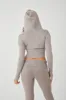 Aimee Cloud Knit Zip Up Hoodie - Heather Grey sold by Frankie's Bikinis