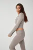 Aimee Cloud Knit Zip Up Hoodie - Heather Grey sold by Frankie's Bikinis