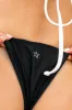 Tia Shine String Bikini Bottom - Black sold by Frankie's Bikinis