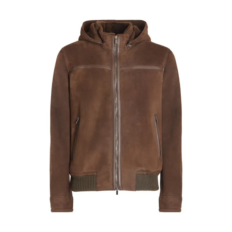 Bomber in shearling sold by Fratelli Rossetti