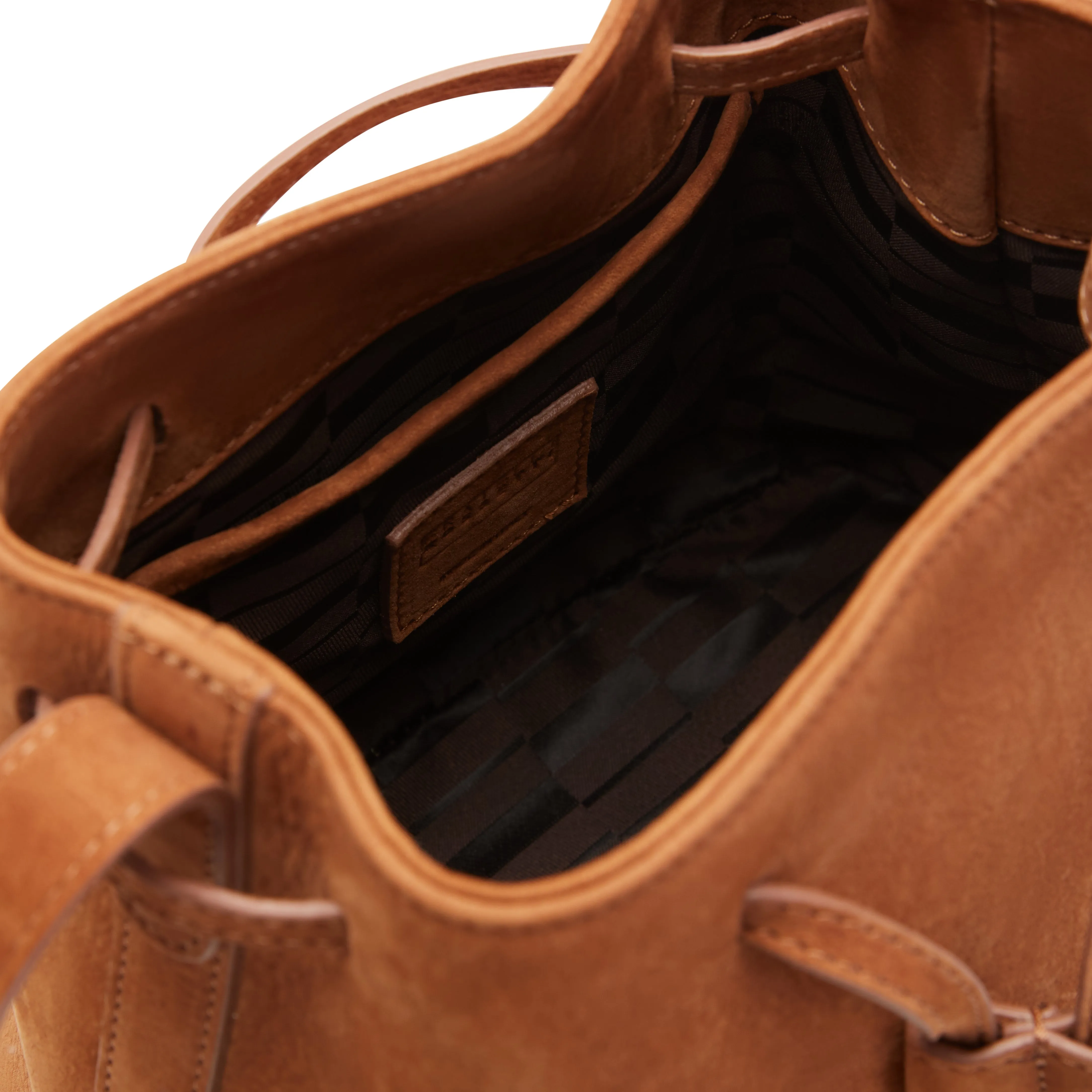 Tassel Bucket Bag in nabuck sold by Fratelli Rossetti product image thumbnail 4