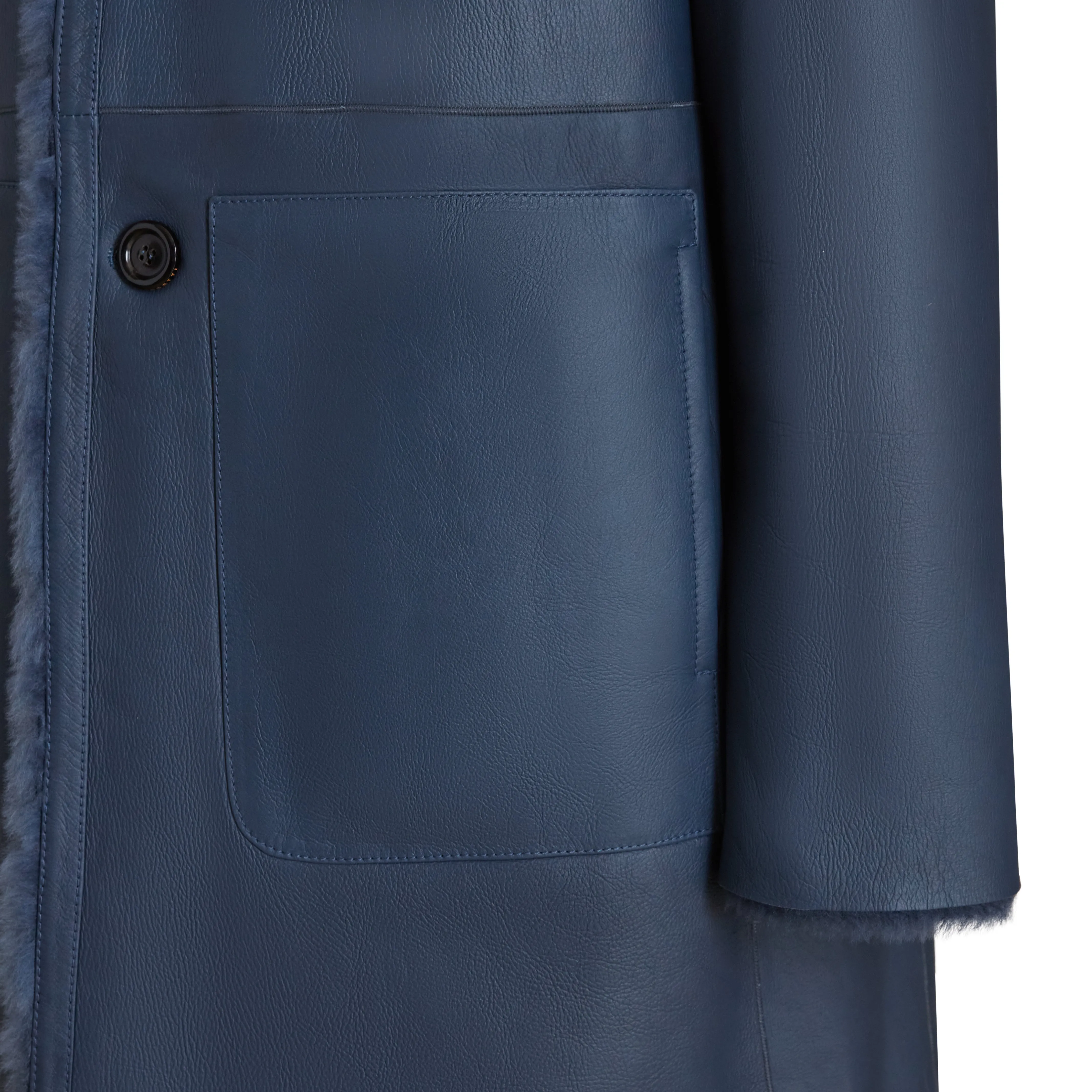 Cappotto reversibile in shearling sold by Fratelli Rossetti product image thumbnail 3