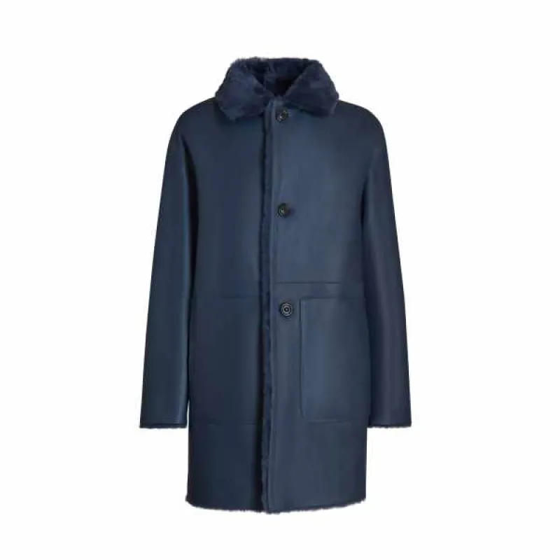 Cappotto  reversibile in shearling made by Fratelli Rossetti