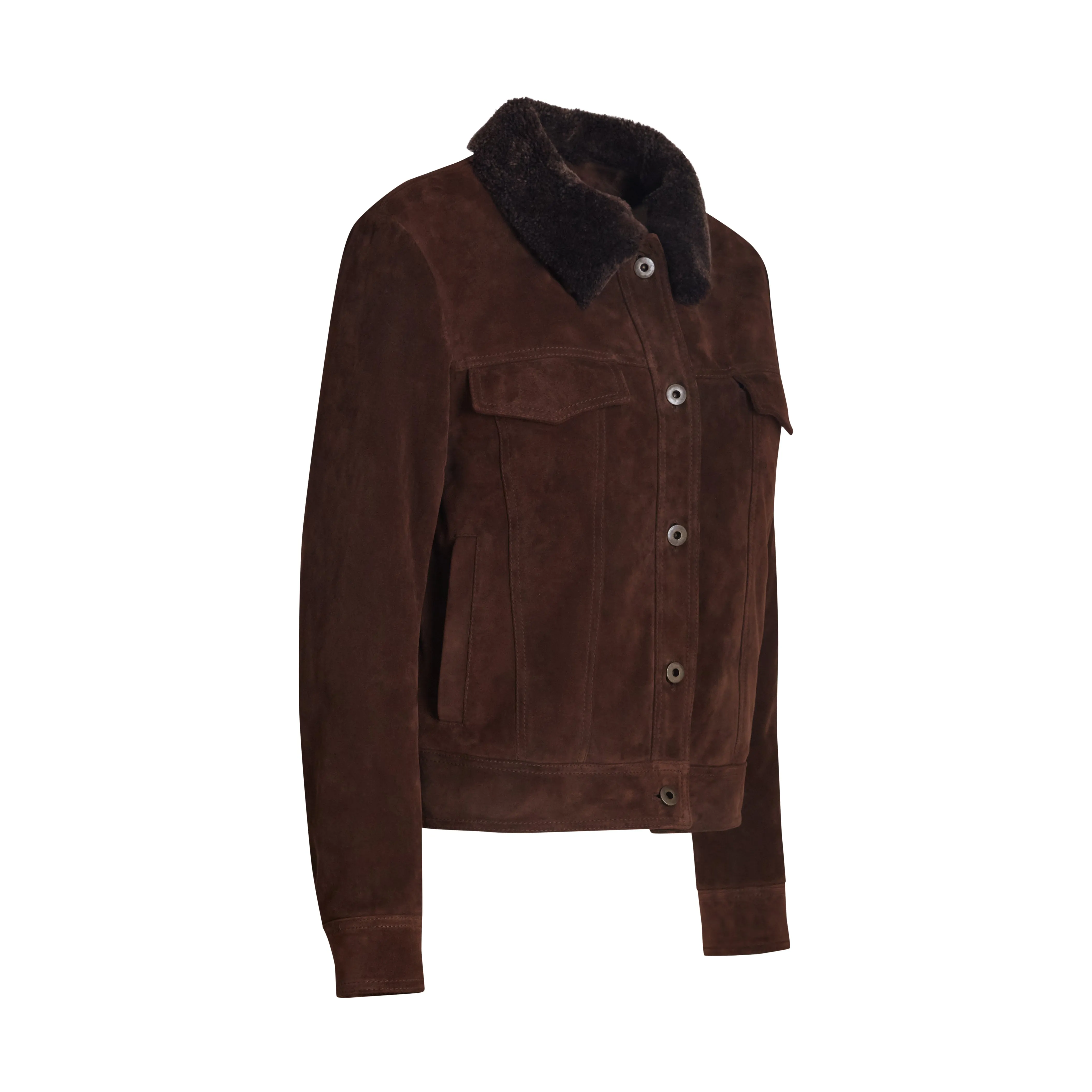 Giacca in pelle scamosciata sold by Fratelli Rossetti product image thumbnail 3