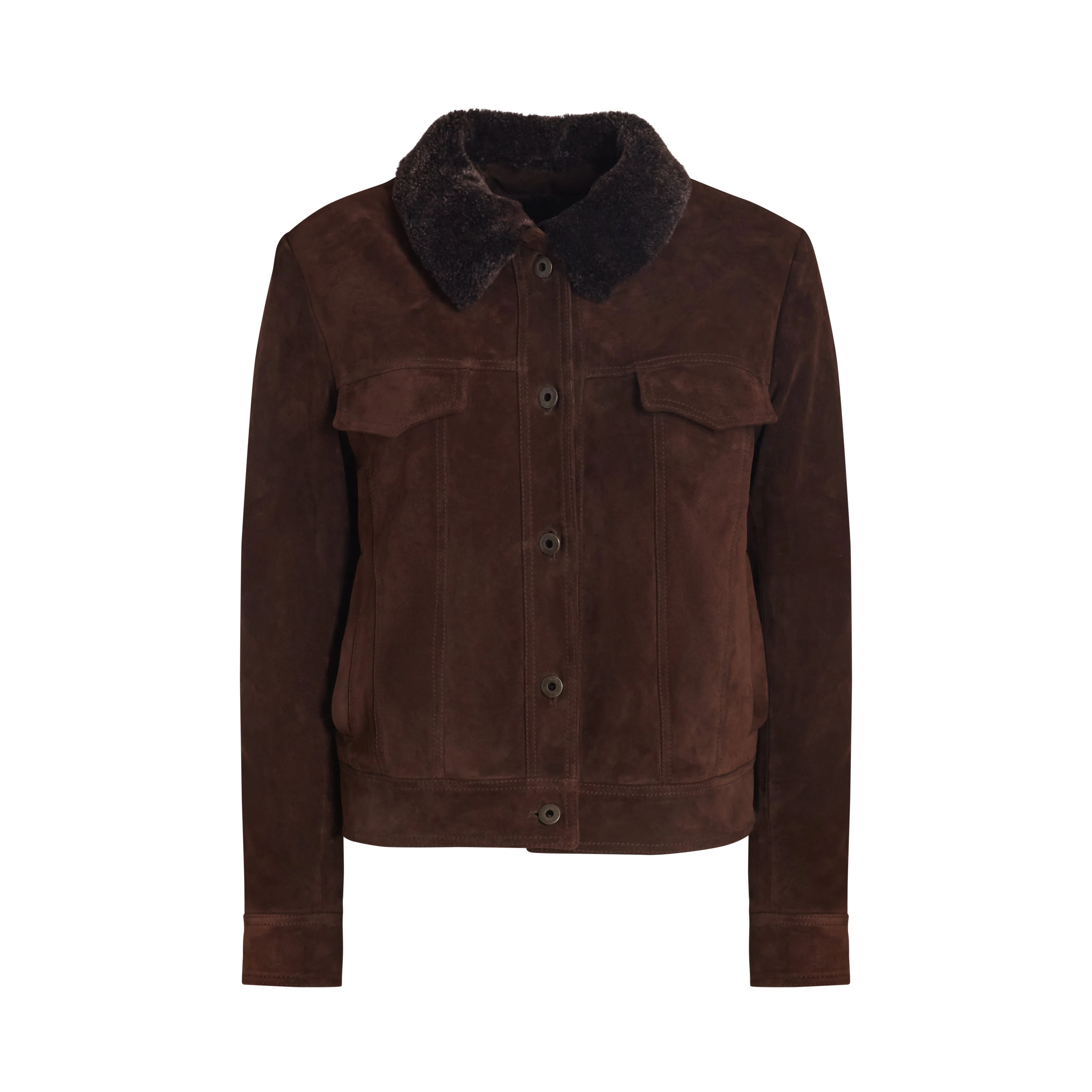 Giacca in pelle scamosciata sold by Fratelli Rossetti