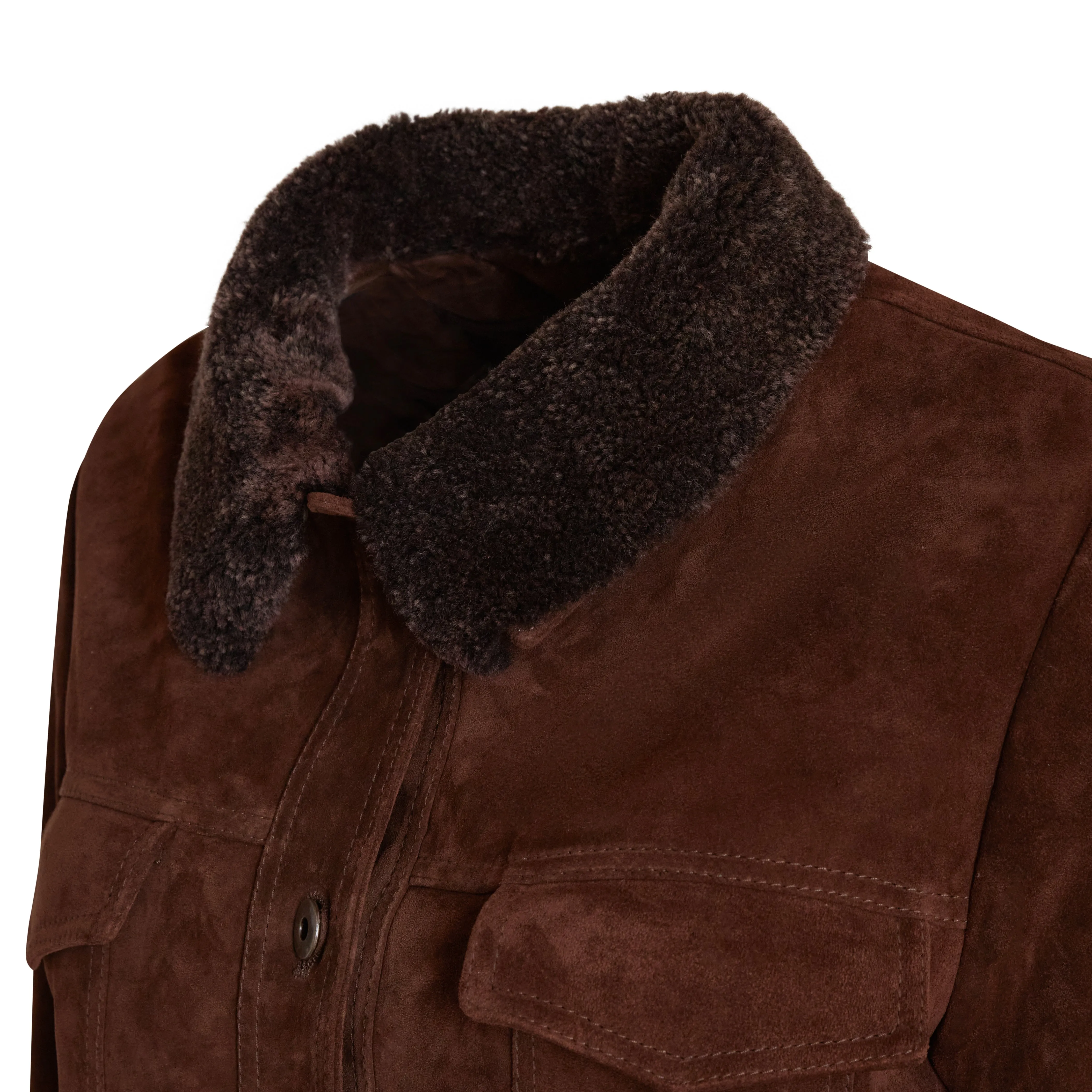 Giacca in pelle scamosciata sold by Fratelli Rossetti product image thumbnail 5