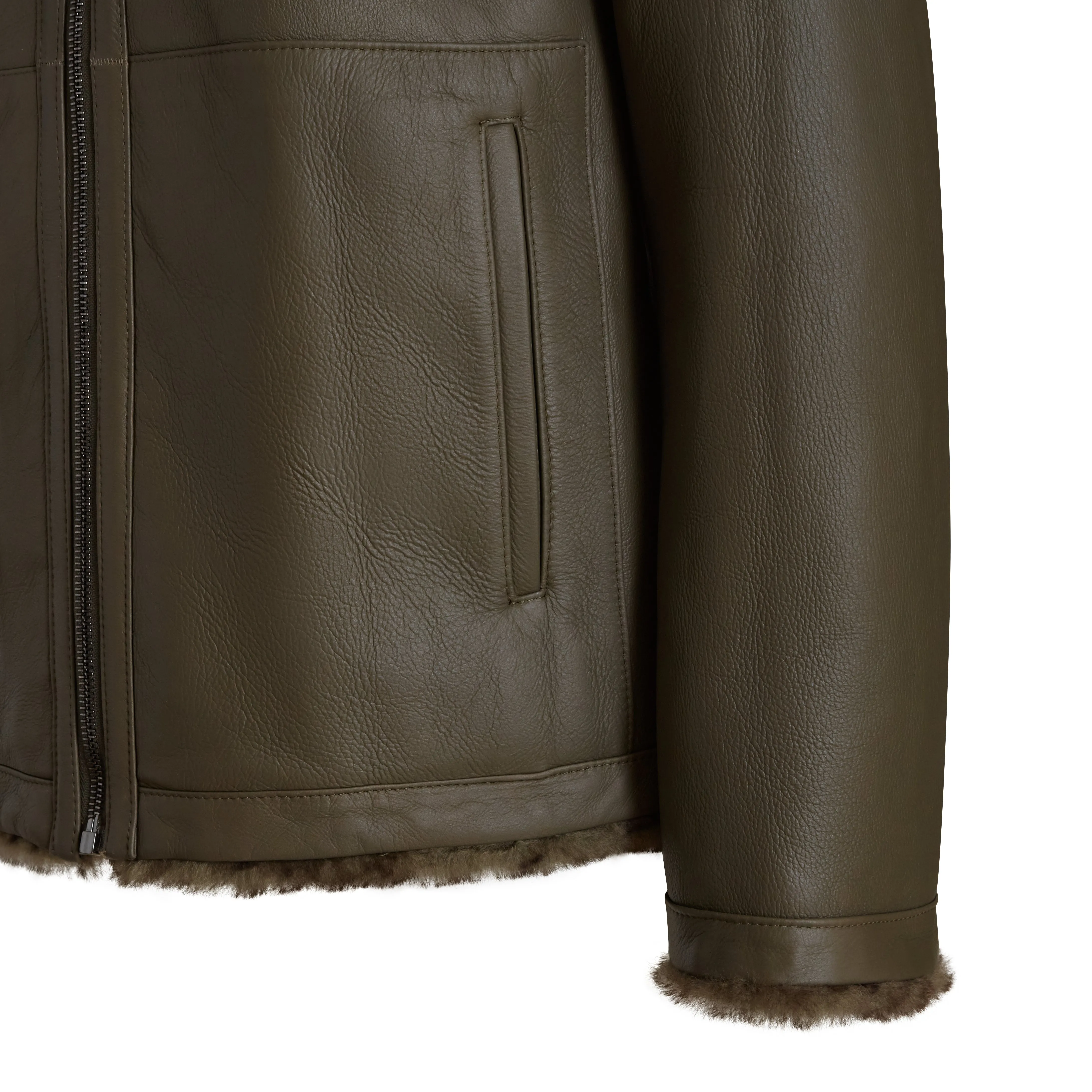 Bomber in shearling reversibile sold by Fratelli Rossetti product image thumbnail 4