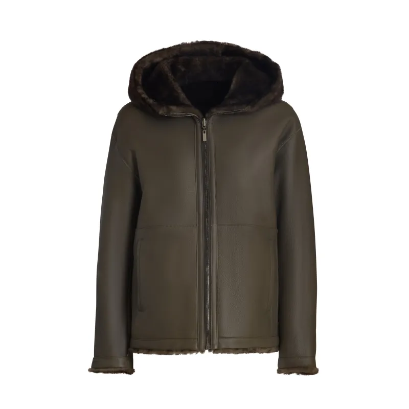Bomber in shearling reversibile sold by Fratelli Rossetti