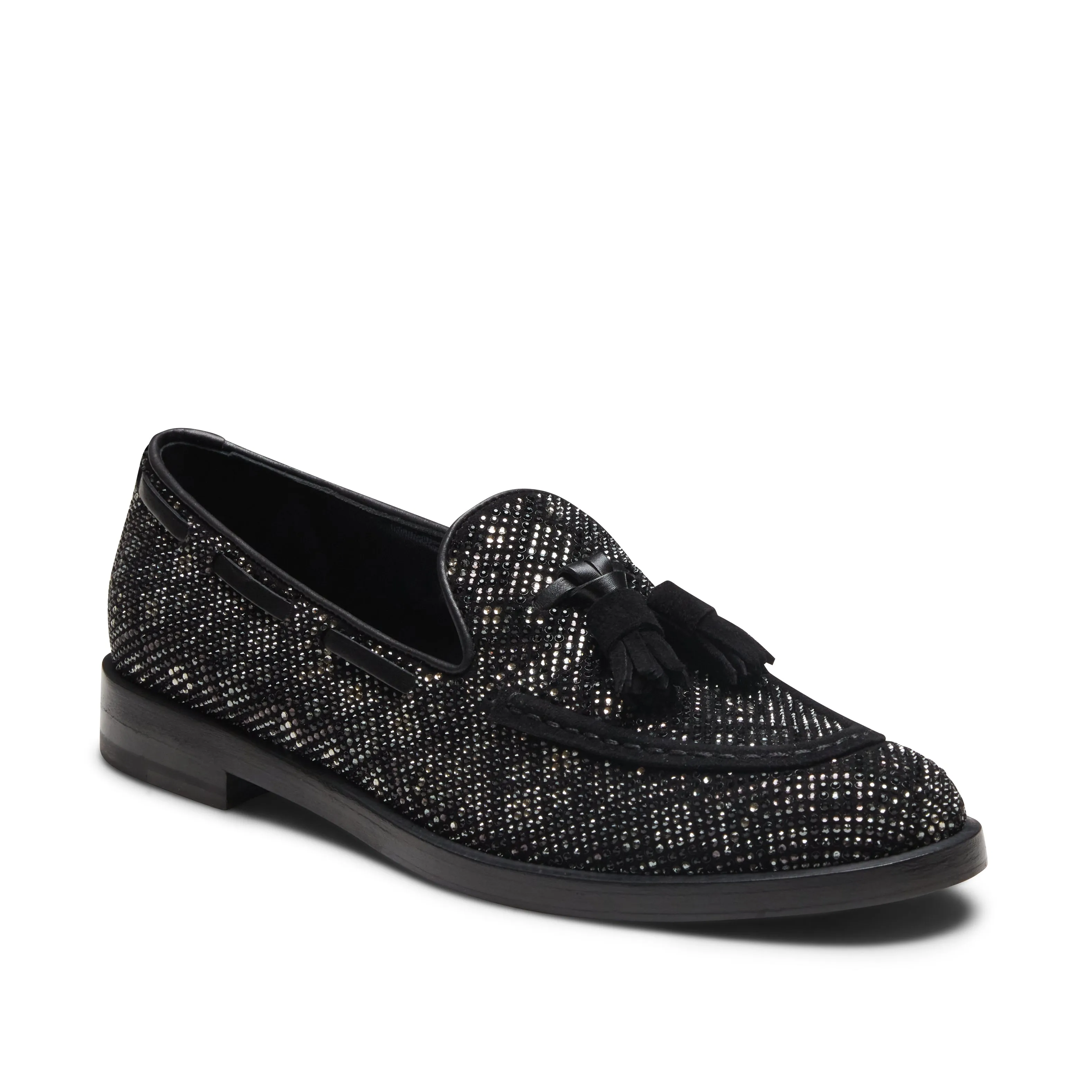 Mocassino Brera in suede e strass sold by Fratelli Rossetti