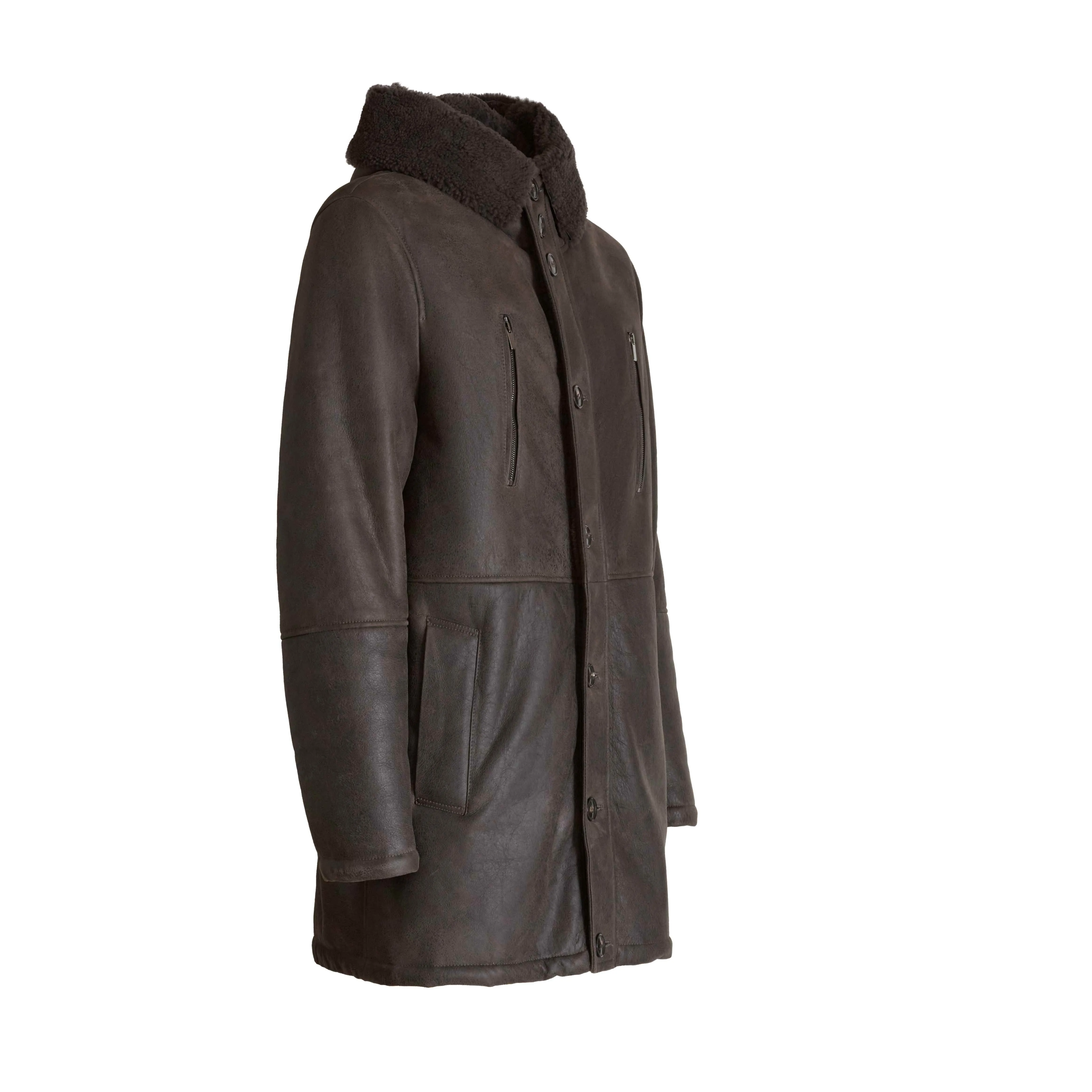 Cappotto in shearling sold by Fratelli Rossetti product image thumbnail 3