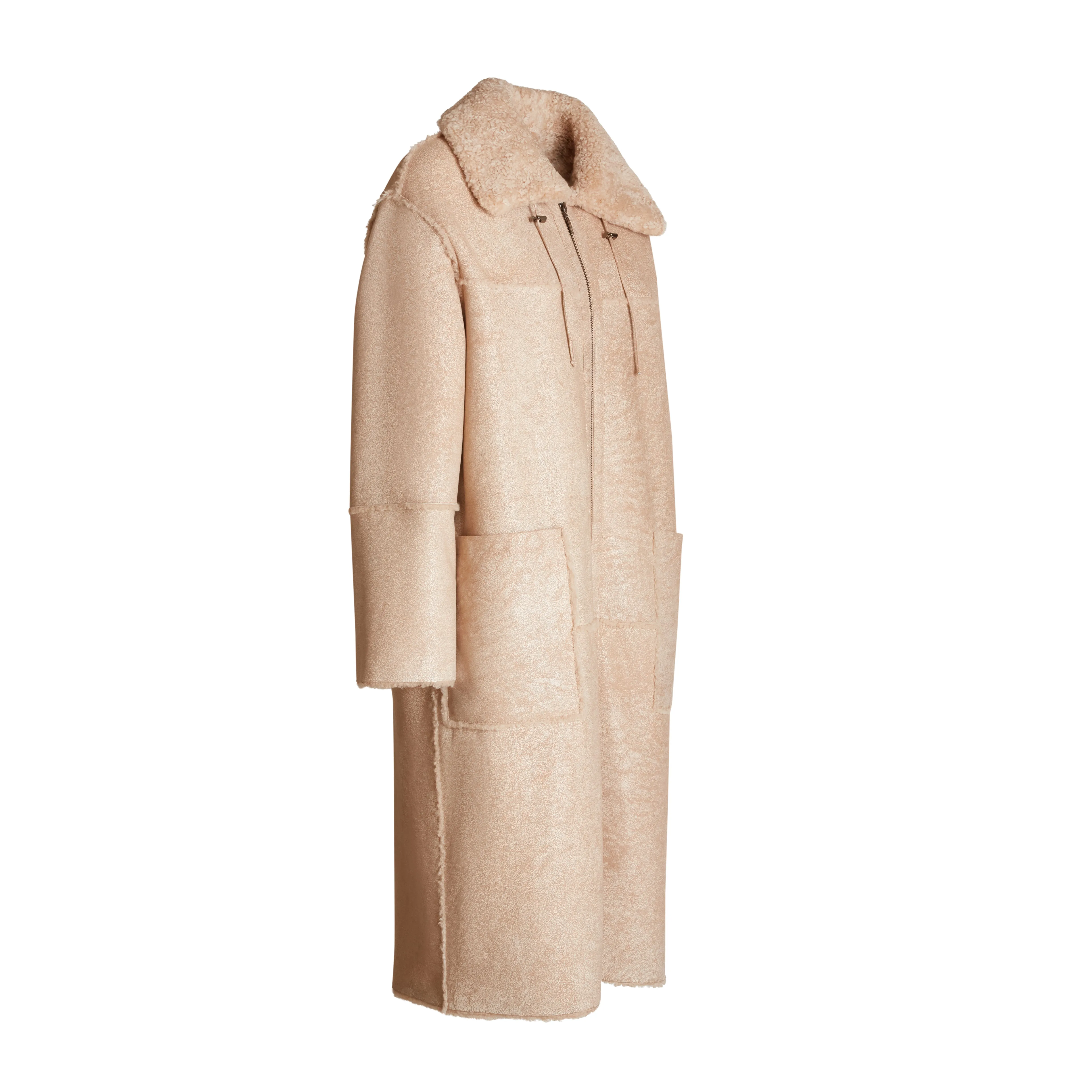 Cappotto reversibile in shearling sold by Fratelli Rossetti product image thumbnail 3