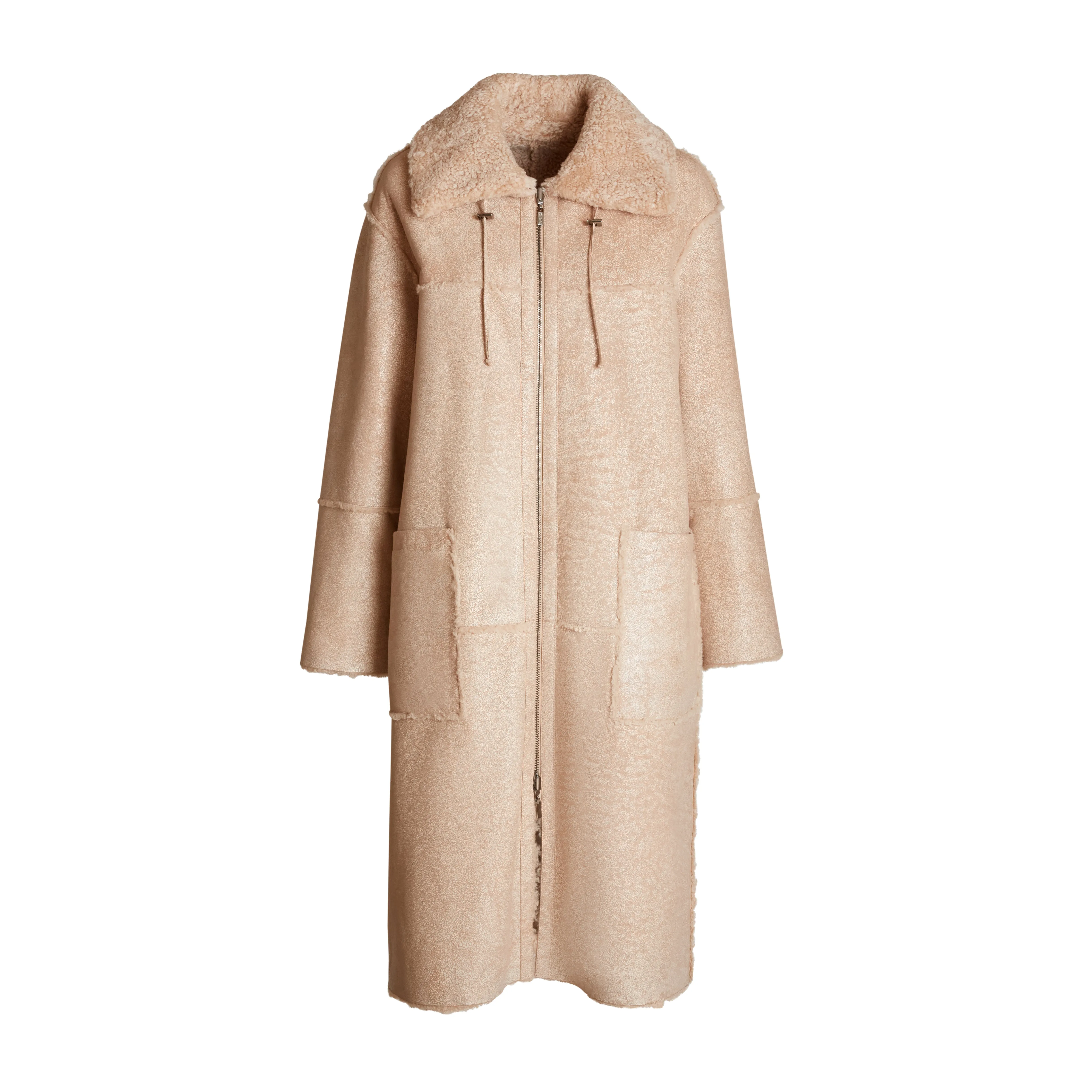 Cappotto reversibile in shearling sold by Fratelli Rossetti