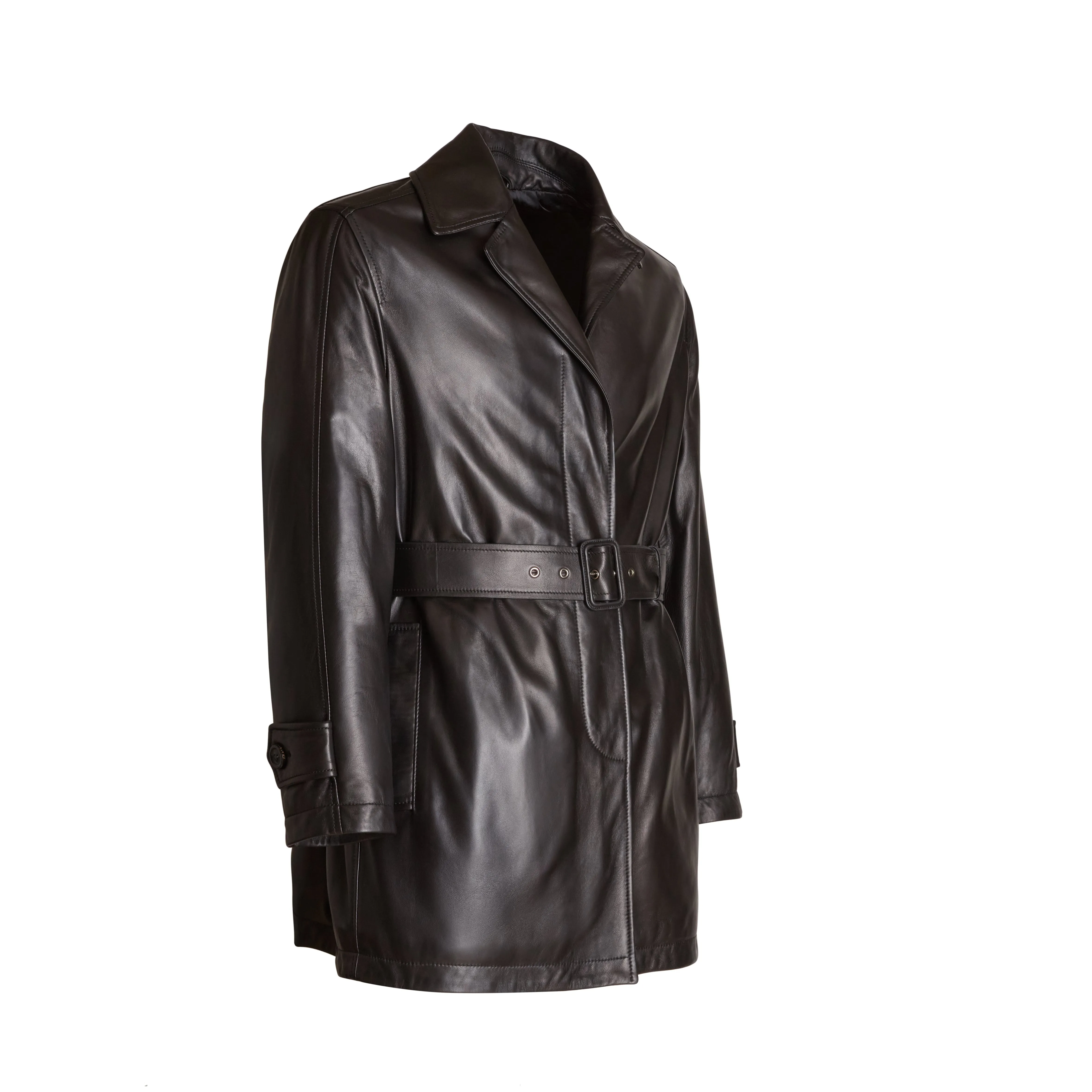 Trench coat in nappa sold by Fratelli Rossetti product image thumbnail 2
