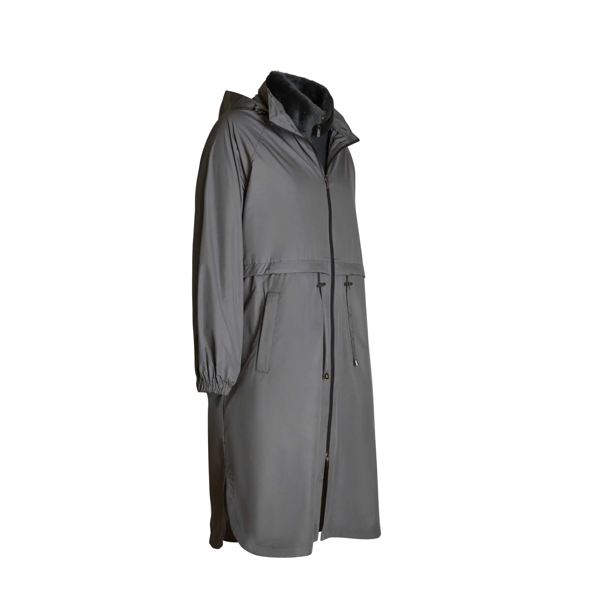 Cappotto combinato nylon e shearling sold by Fratelli Rossetti product image thumbnail 2
