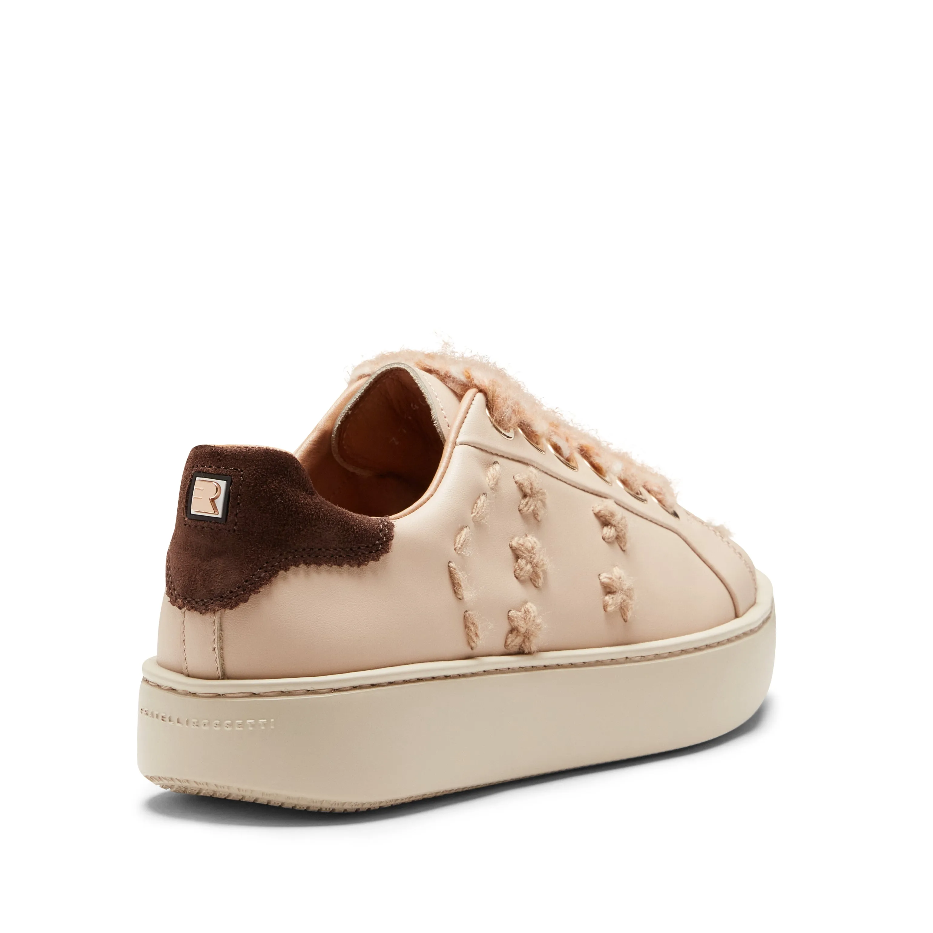 Sneaker in pelle con inserti in lana sold by Fratelli Rossetti product image thumbnail 3