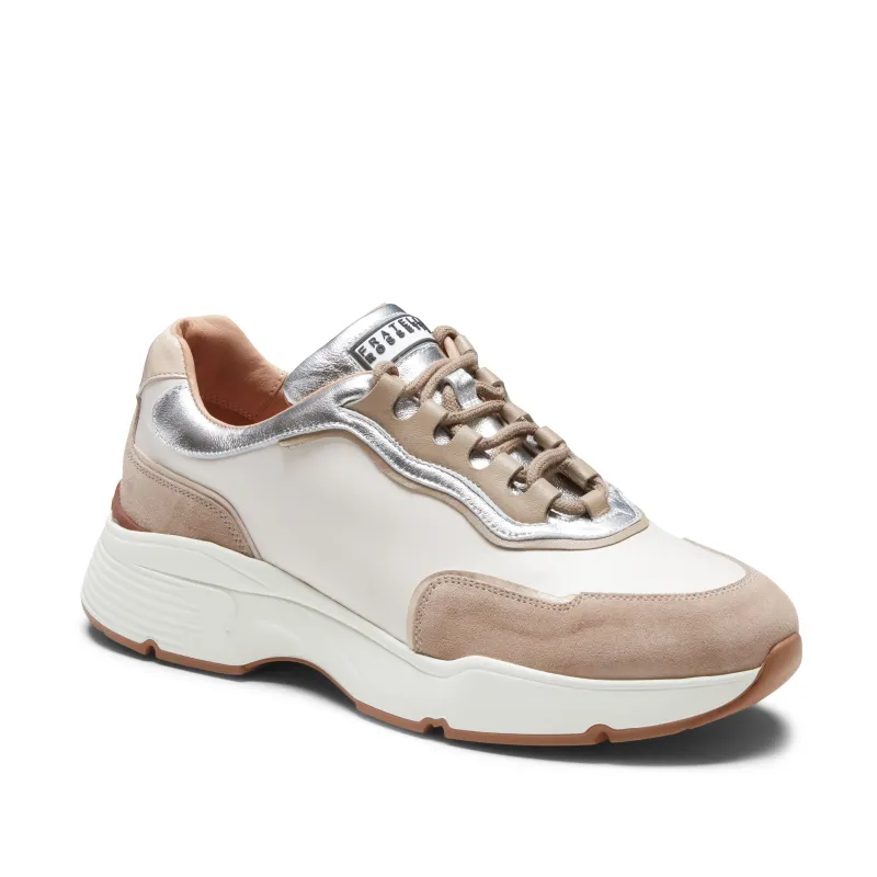 Sneaker in  pelle e suede sold by Fratelli Rossetti