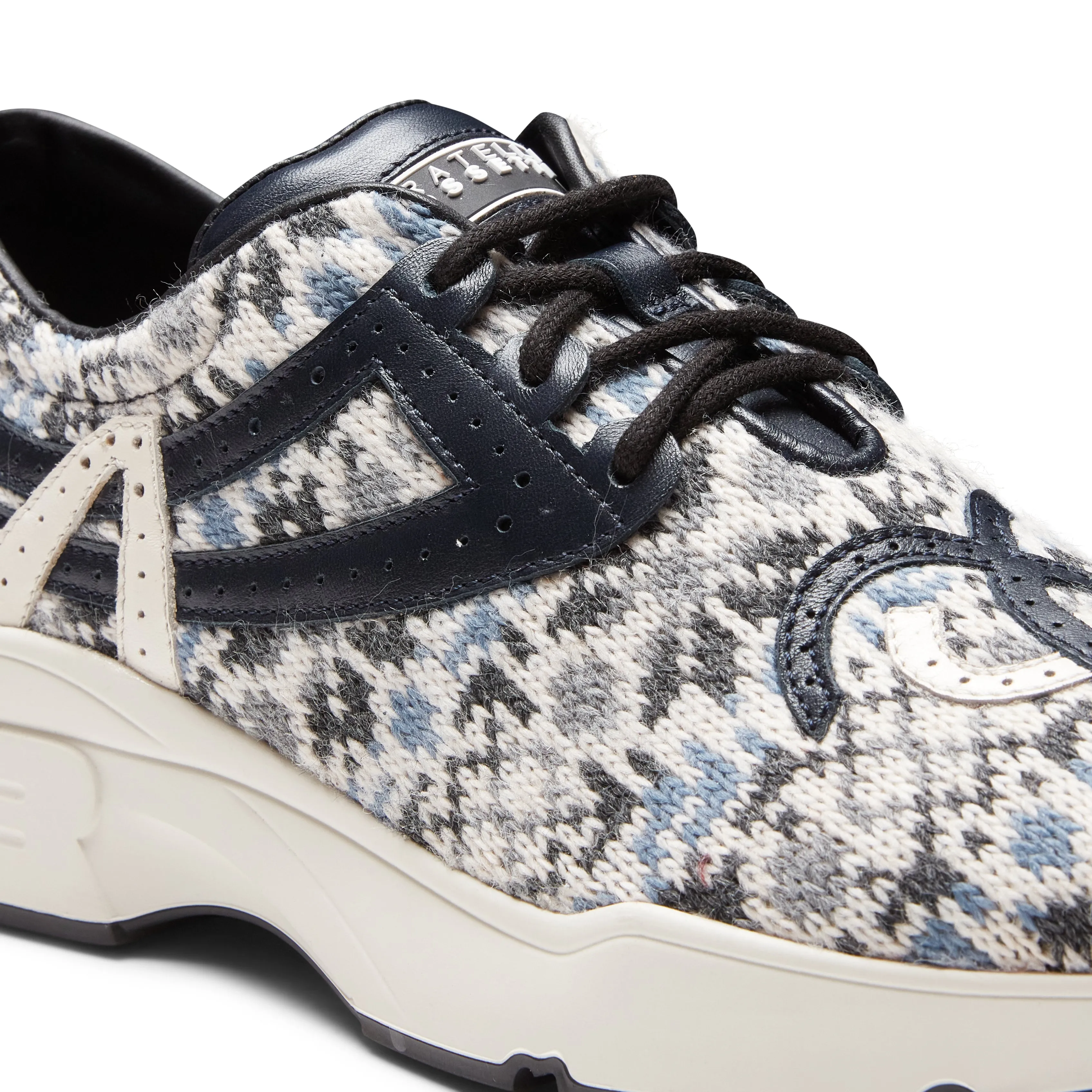 Sneaker in pelle e tessuto fantasia sold by Fratelli Rossetti product image thumbnail 5