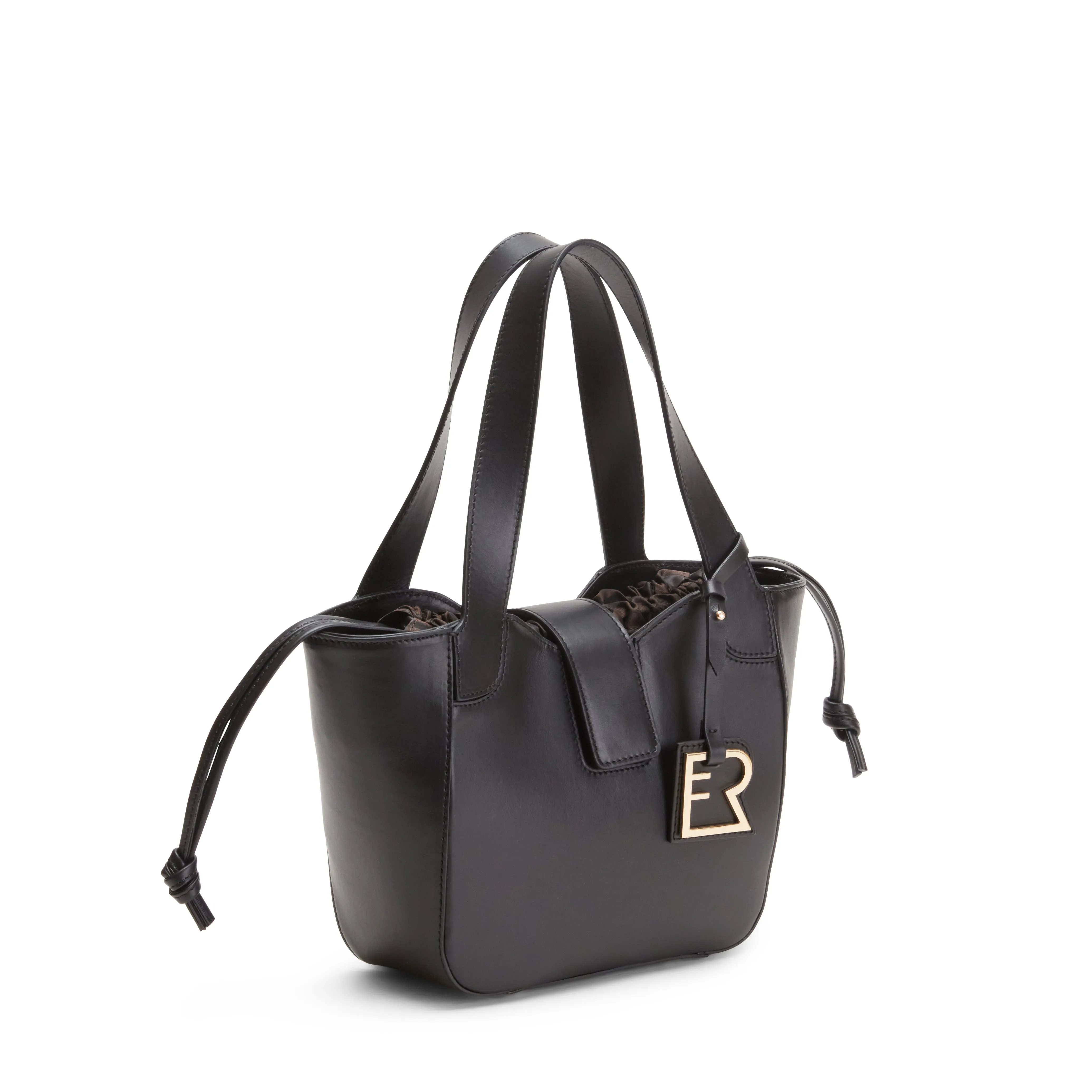 Lisetta Tote bag in pelle nera sold by Fratelli Rossetti product image thumbnail 2