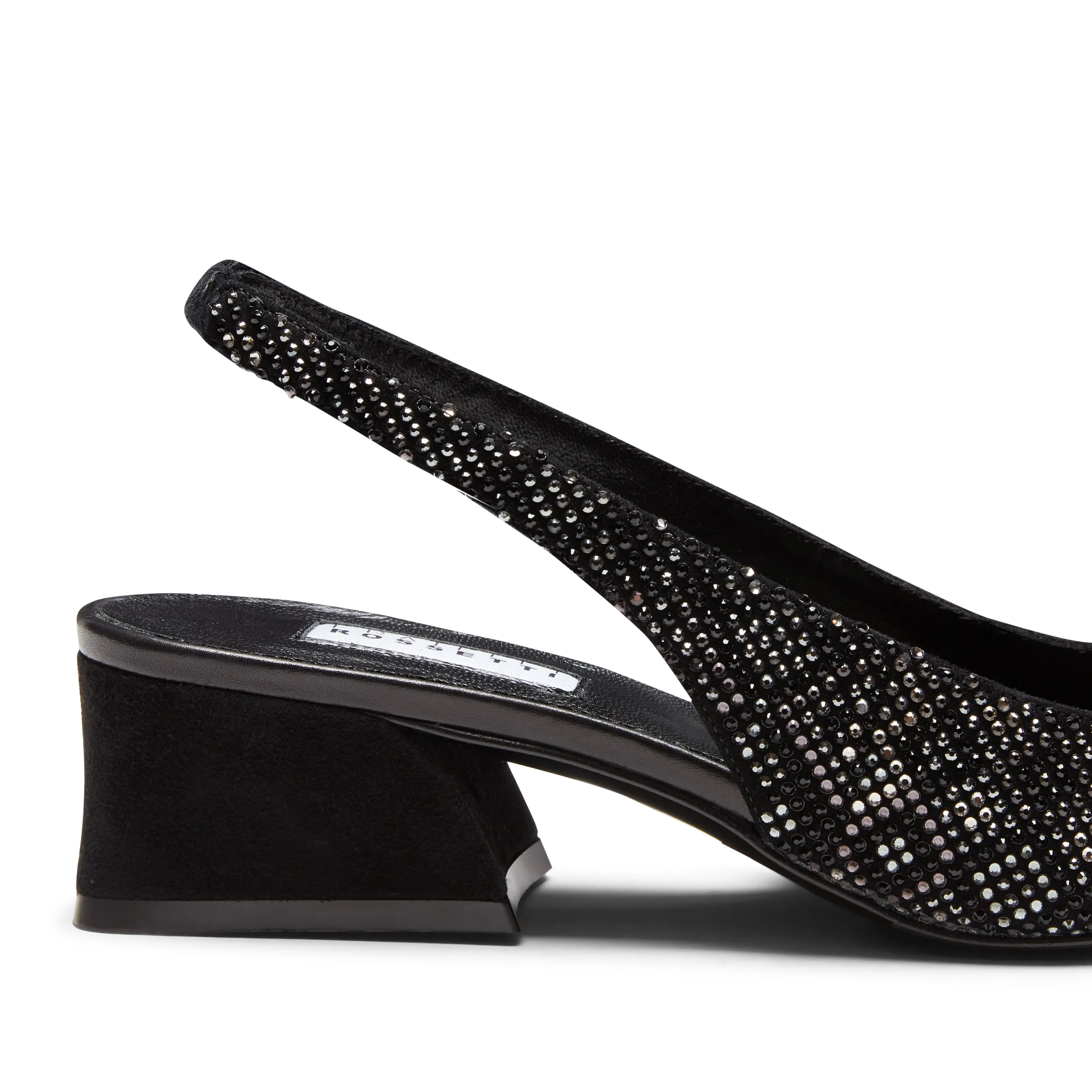 Décolleté in suede e strass sold by Fratelli Rossetti product image thumbnail 4