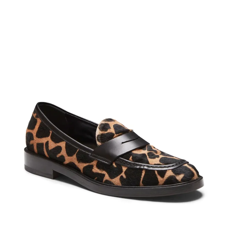 Mocassino in pelle animalier sold by Fratelli Rossetti