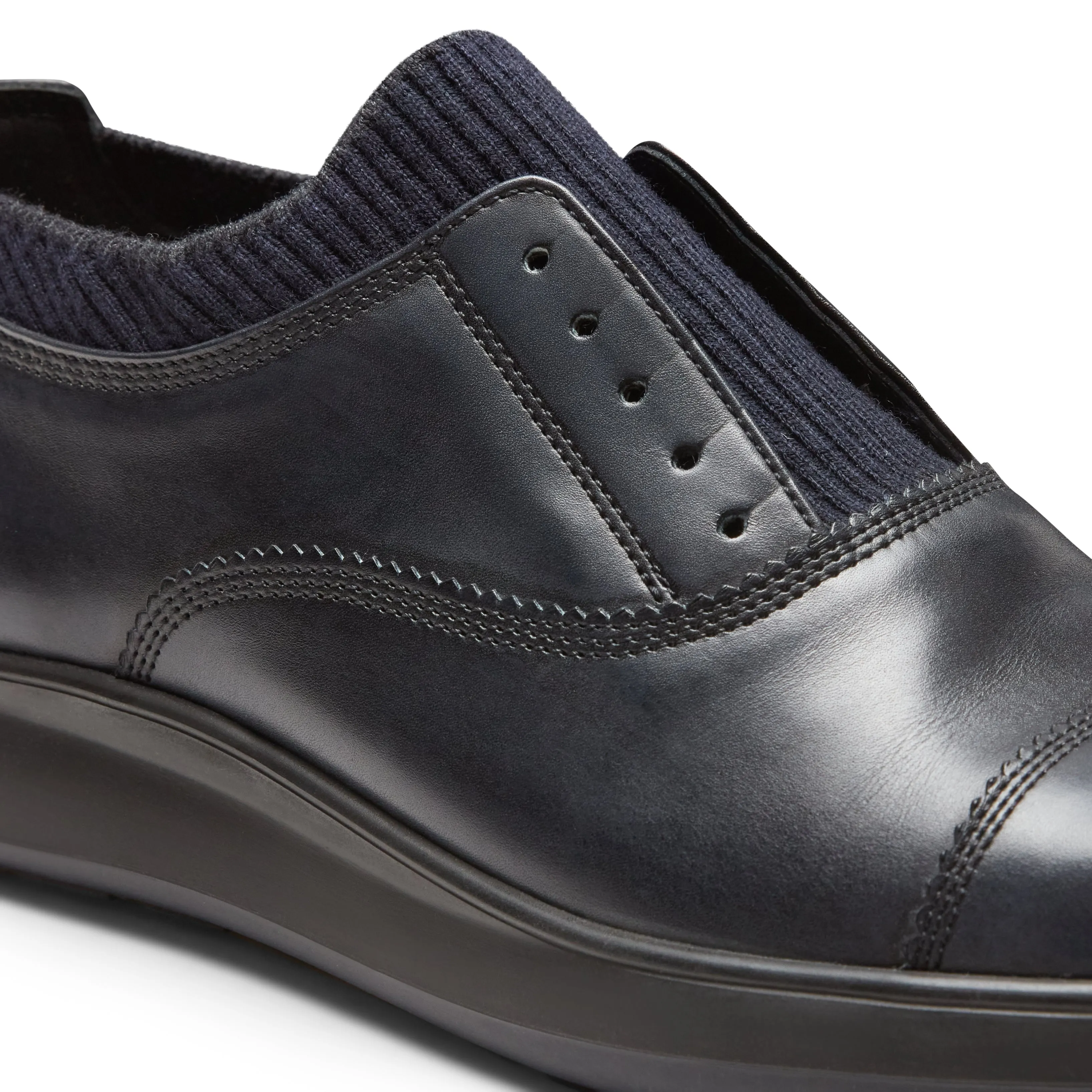 Francesina in pelle con inserto in tessuto sold by Fratelli Rossetti product image thumbnail 4