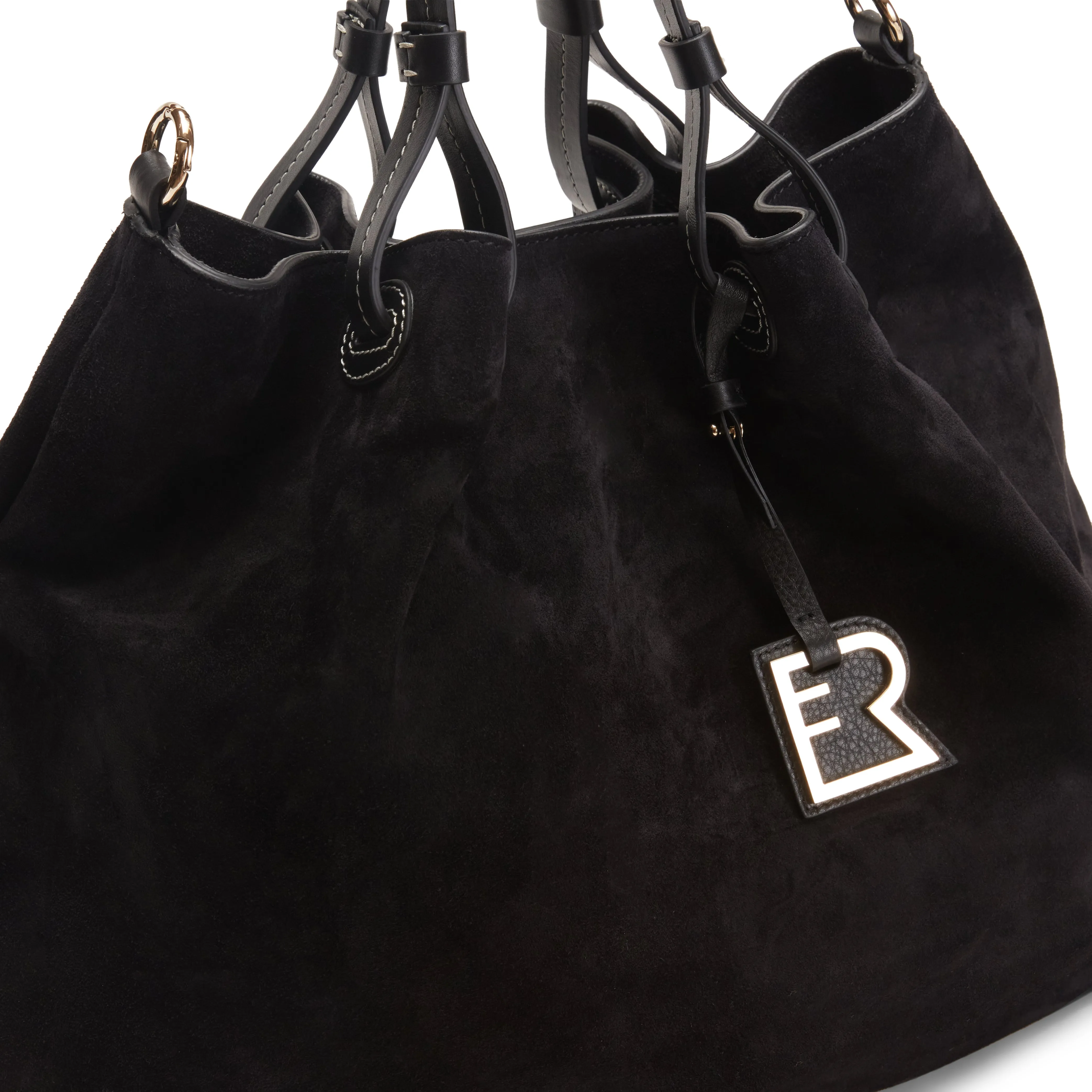 Royal Tote bag in suede sold by Fratelli Rossetti product image thumbnail 4