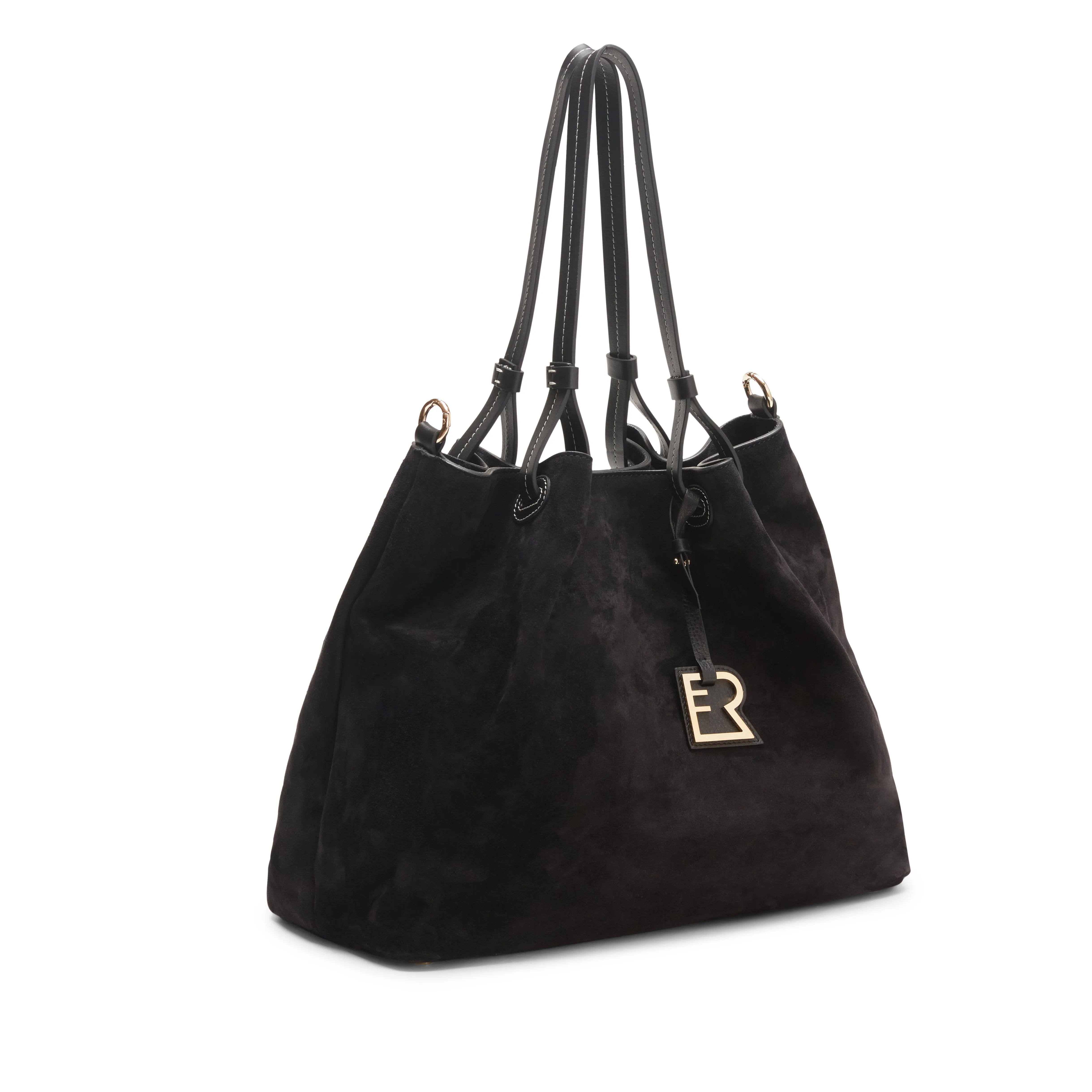 Royal Tote bag in suede sold by Fratelli Rossetti product image thumbnail 2