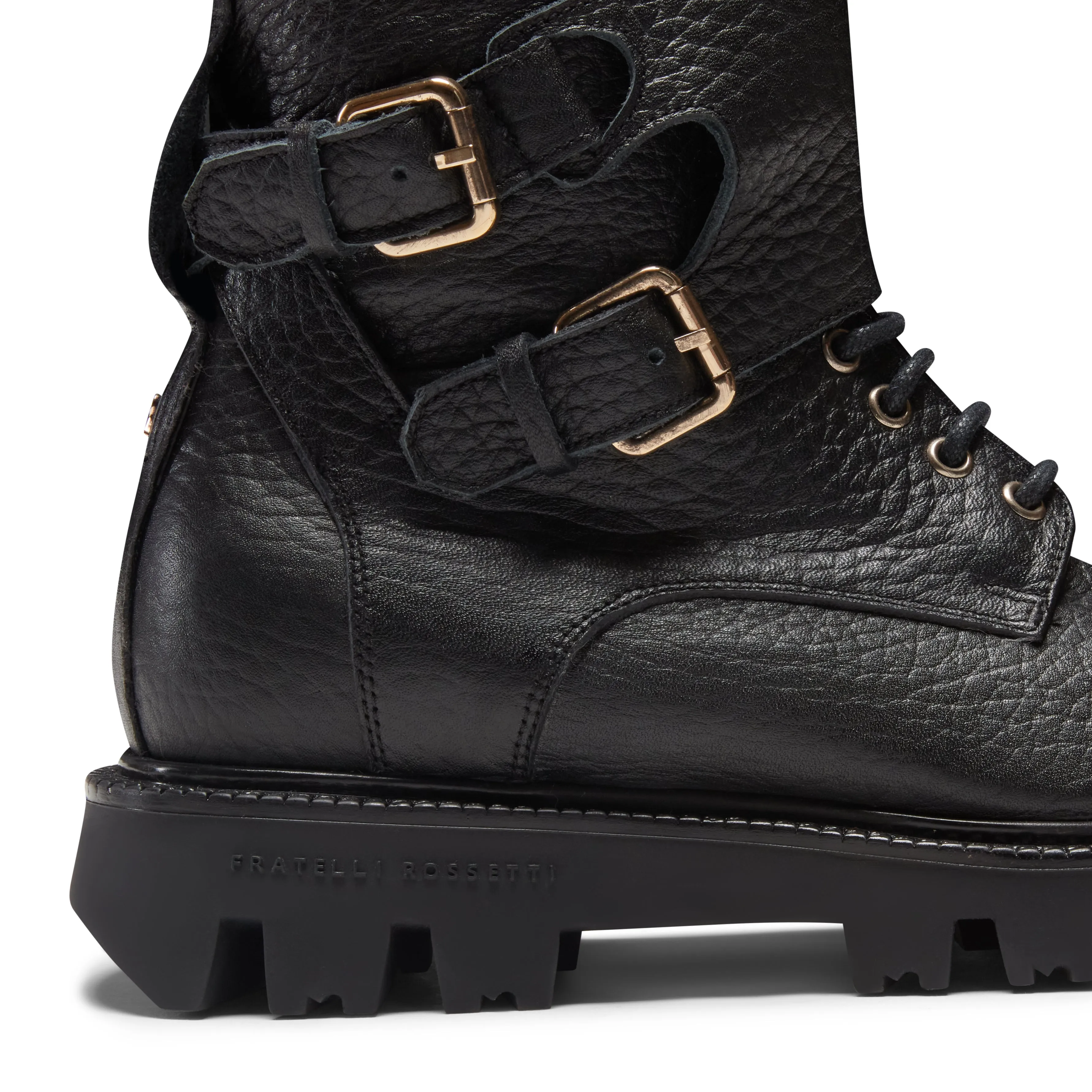 Stivaletto biker in pelle da donna sold by Fratelli Rossetti product image thumbnail 4