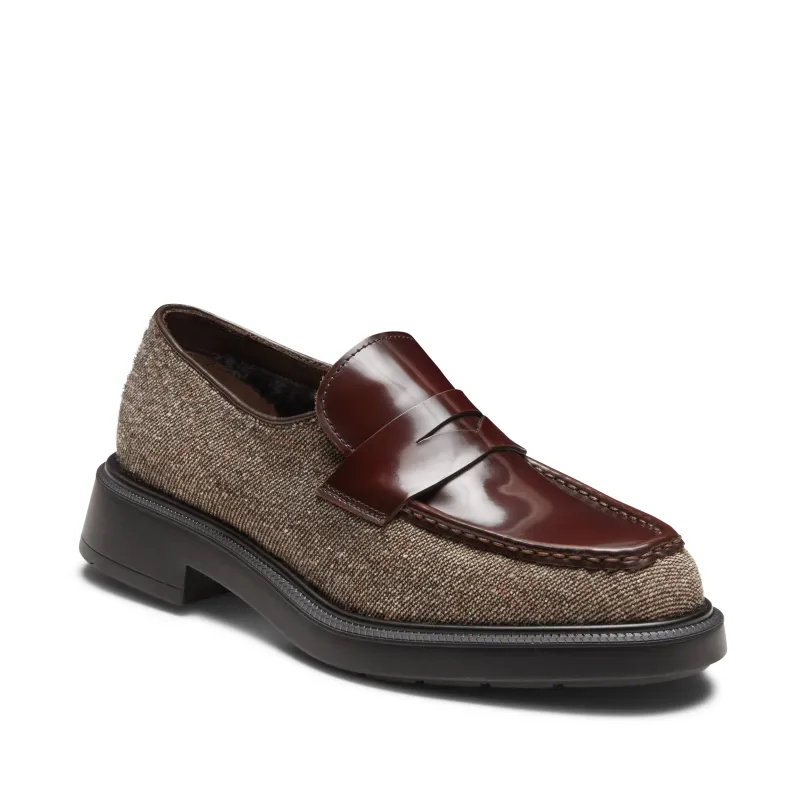 Mocassino in pelle e tessuto da donna sold by Fratelli Rossetti